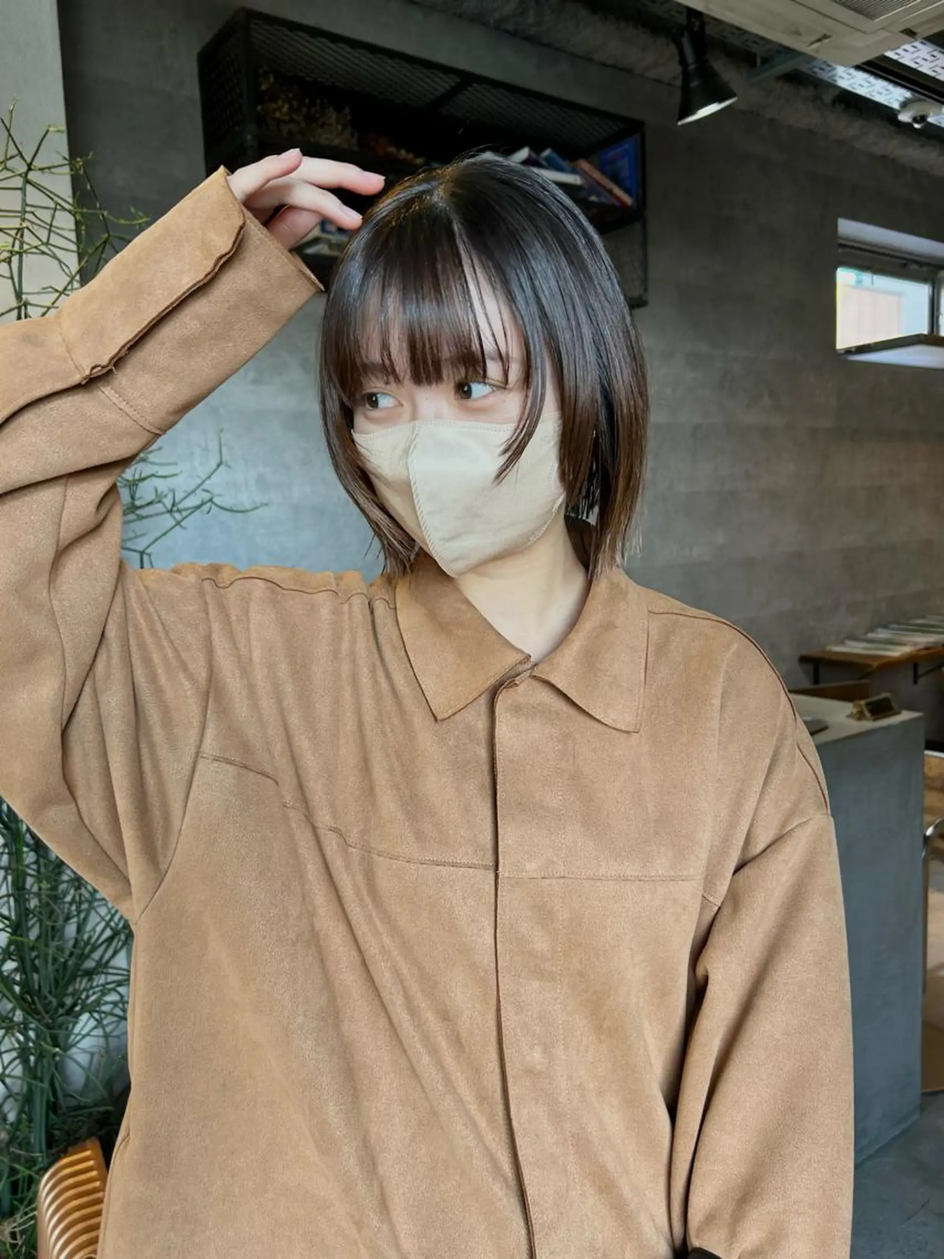 ショート カラー カット ヘアカラー トリートメント メンズヘア/レイヤー /ボブ山内春輝のヘアスタイル