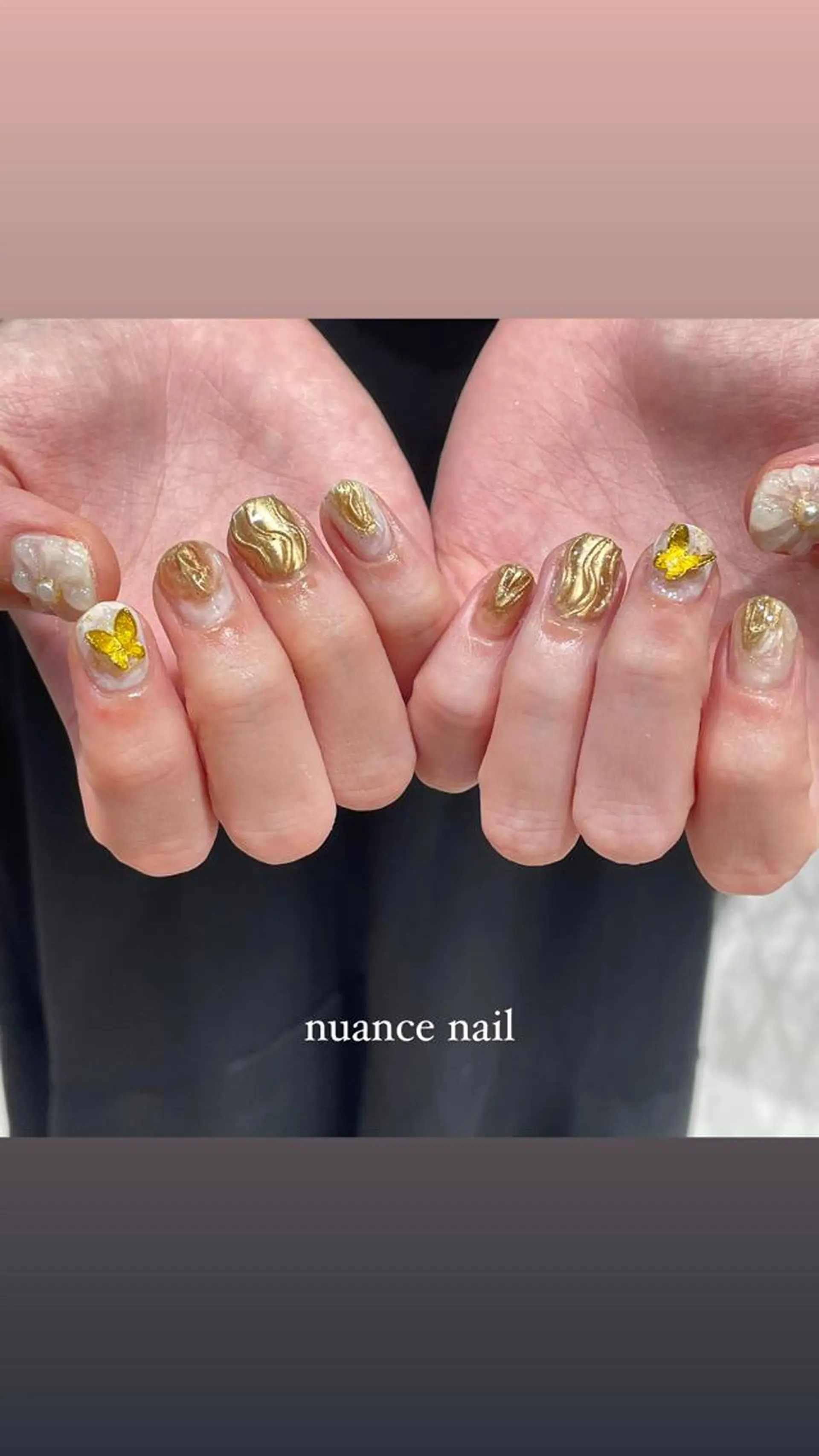 ネイル ハンドネイル 淡色ネイル 🎀moeのネイルデザイン