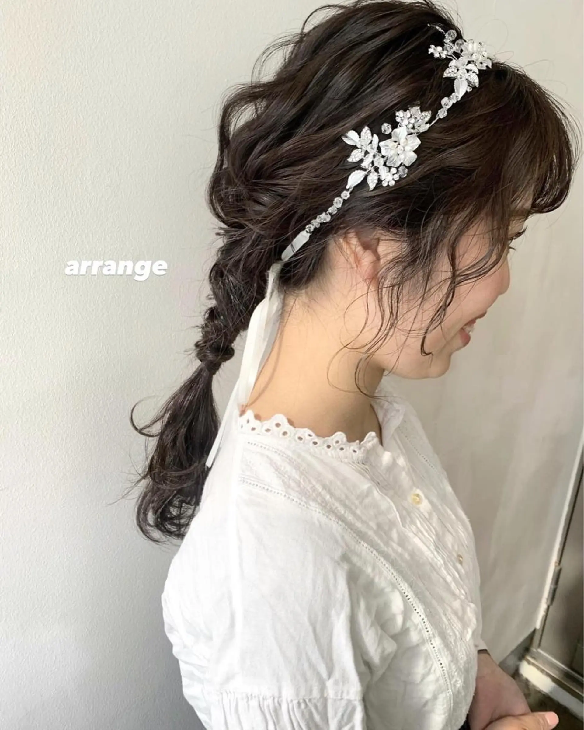 ロング カラー ヘアアレンジ 結婚式・ブライダル 🌟アレンジが似合う カラー🌟Rumiのヘアスタイル