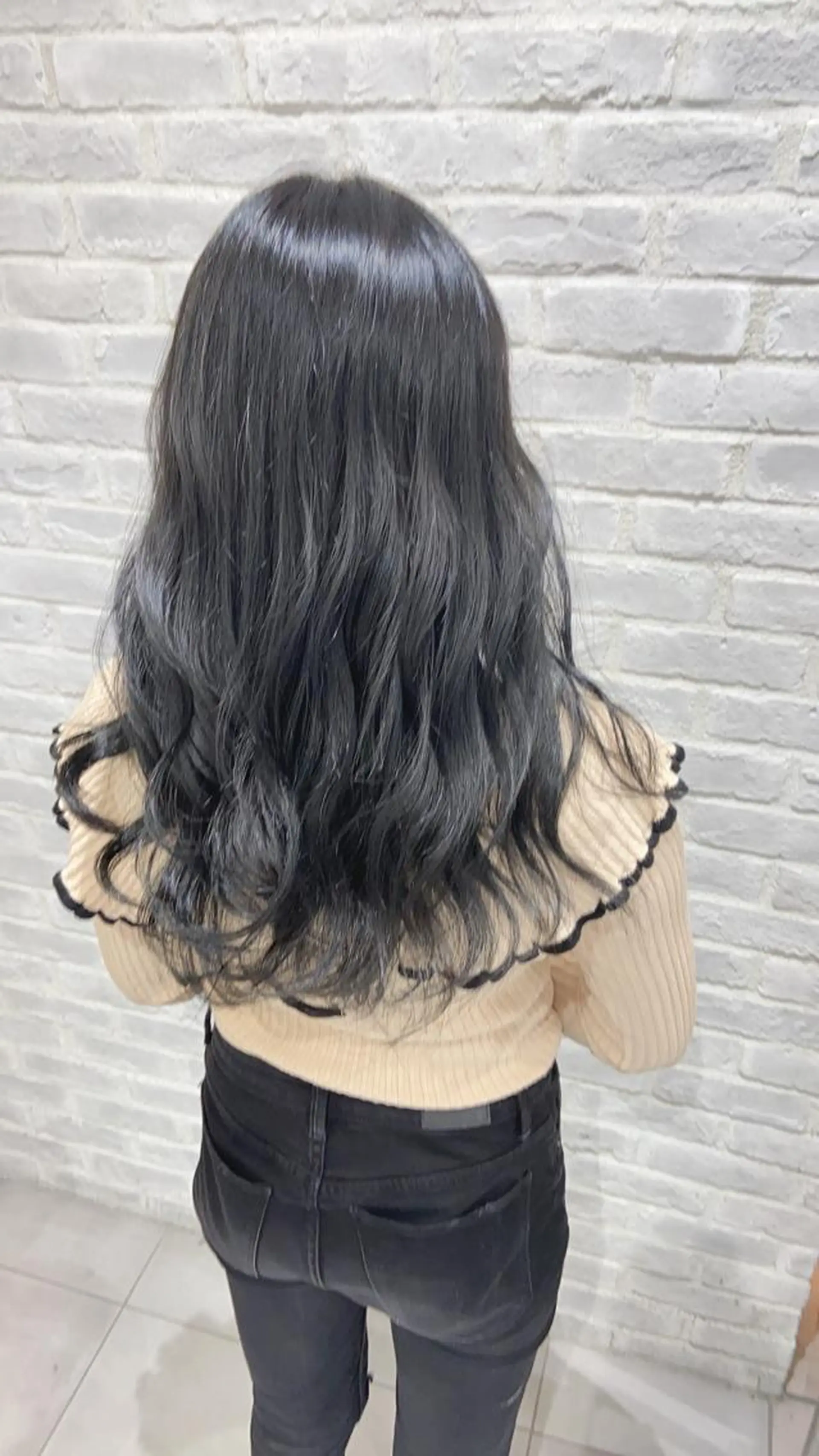 ロング カラー カット ヘアカラー 韓国/色気/レイヤー /avance天王寺のヘアスタイル