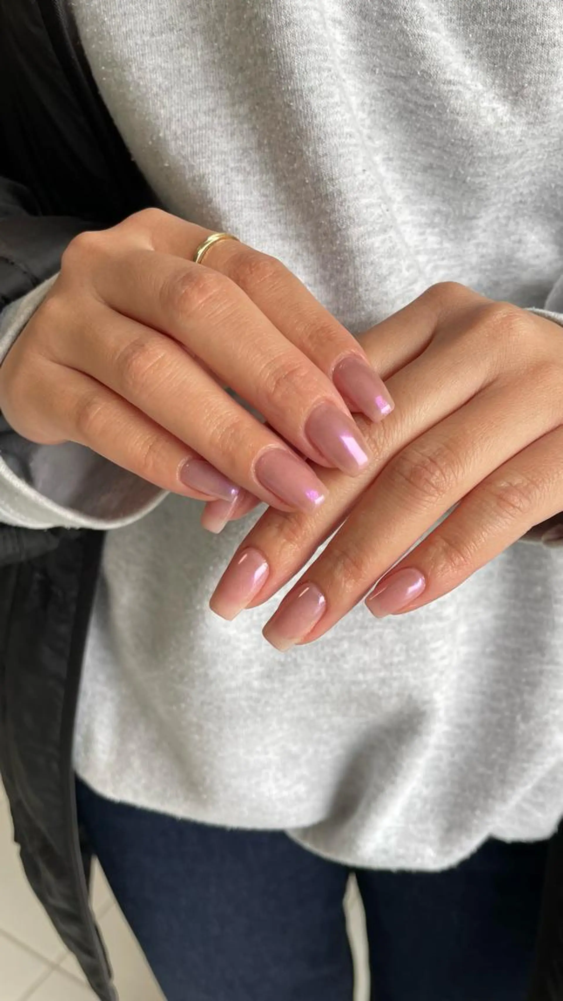 ネイル オーロラネイル ハンドネイル H'ami (haruka)のネイルデザイン