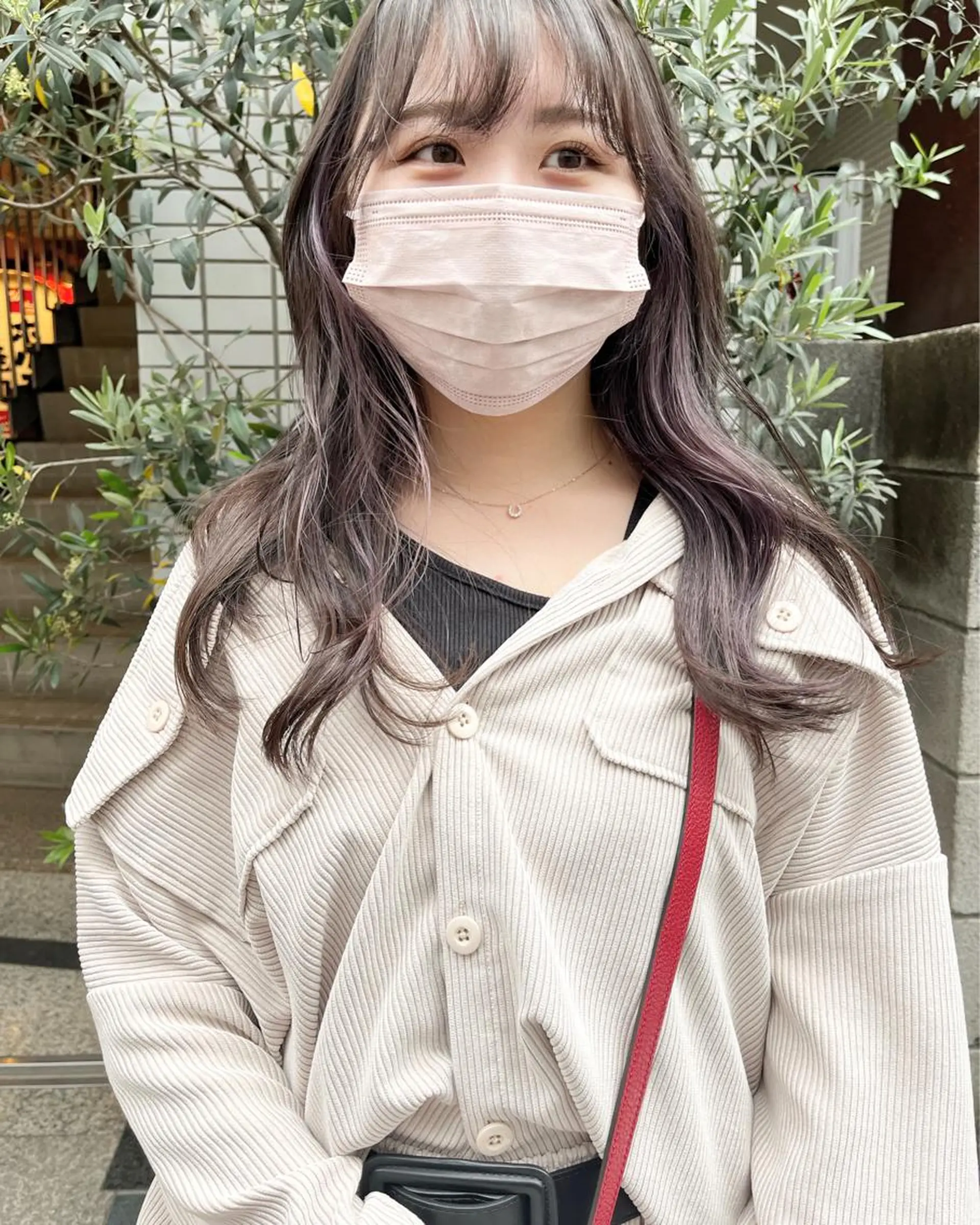 セミロング カラー ヘアアレンジ ヘアカラー 🌷ボブ/髪質改善 ストレートのヘアスタイル