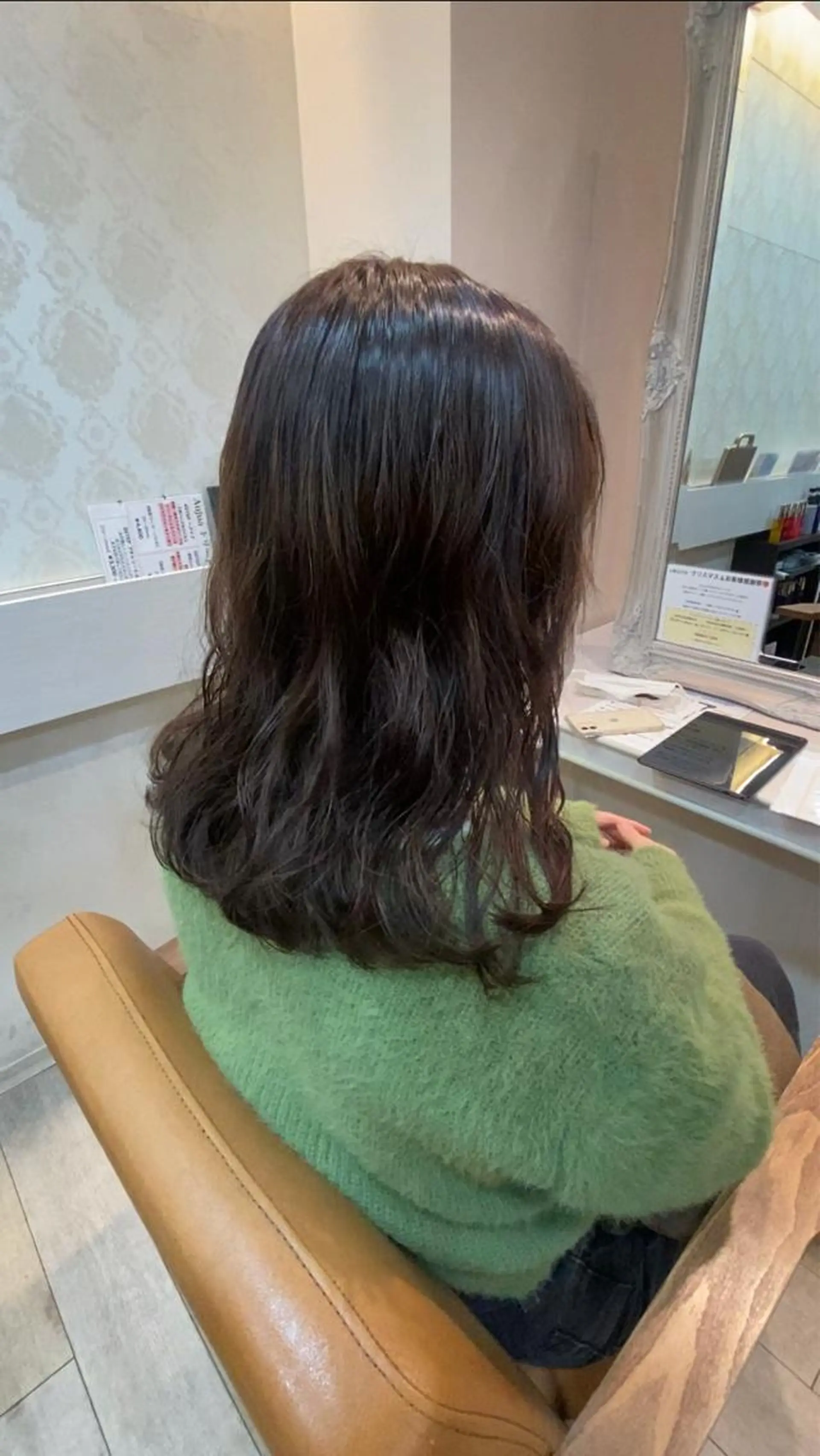 ロング カラー パーマ 韓国風ヘア デジタルパーマ 🌟縮毛矯正/ 髪質改善/髙橋🌟のヘアスタイル