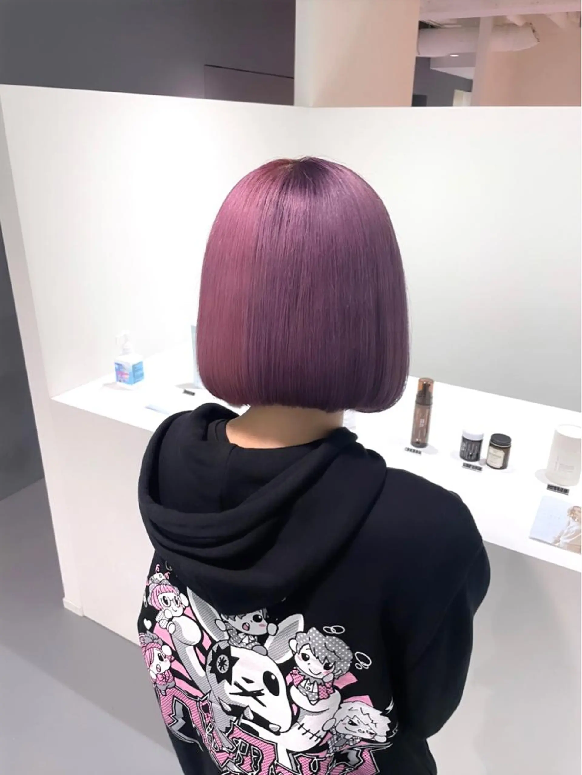 ショート カラー ヘアカラー LEF TATEMACHI所属・西山祐生/ハイトーン /ケアブリーチ/艶髪のヘアスタイル