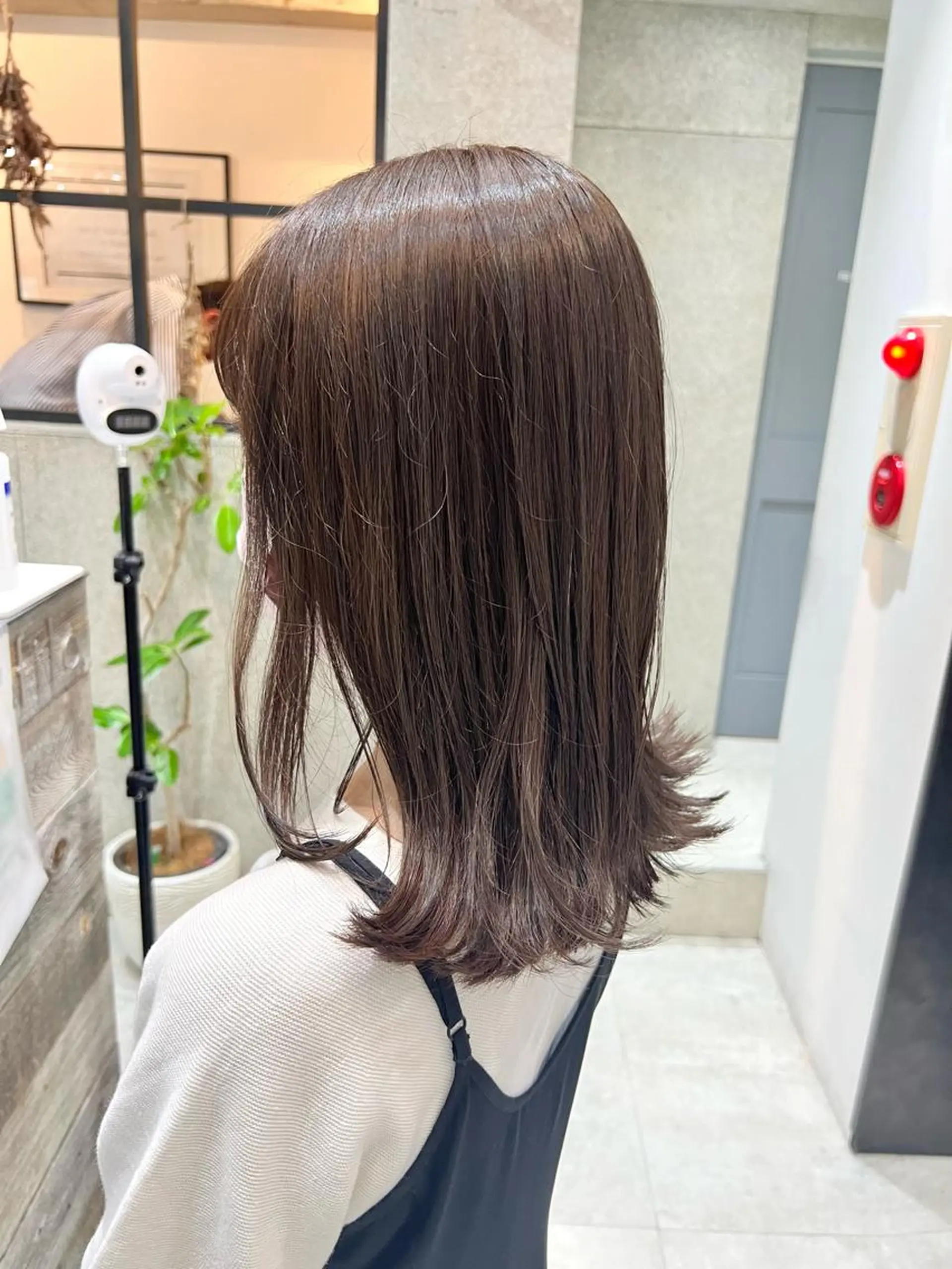 ミディアム カラー 透明感カラー グレージュ ハイライトカラー ラベンダーカラー ハイライト カット ヘアカラー トリートメント 🌿ニュアンス/髪質 改善🌿Fukudaのヘアスタイル