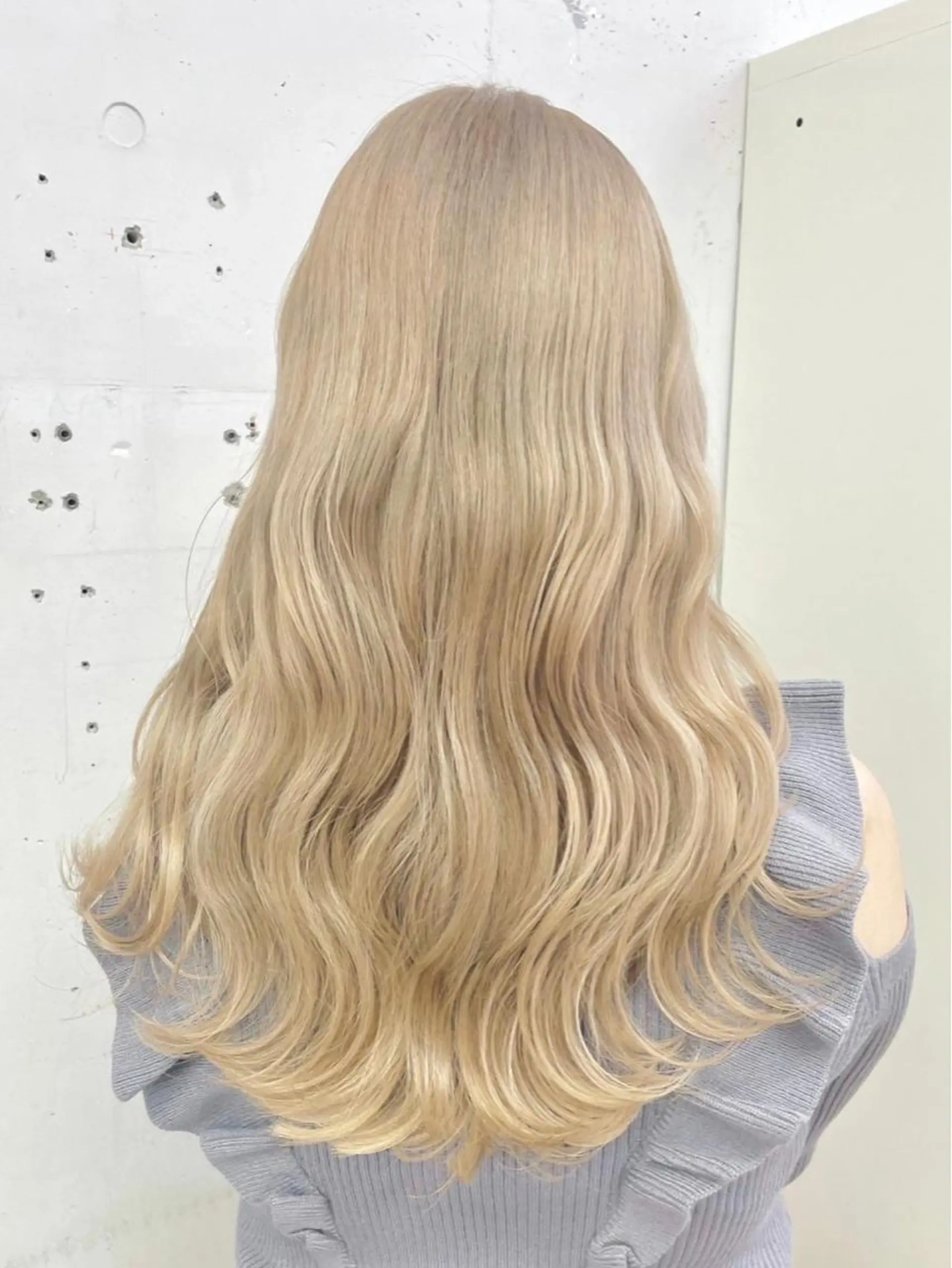 ロング カラー ザクザクレイヤー 🍀/ブリーチ/小田のヘアスタイル