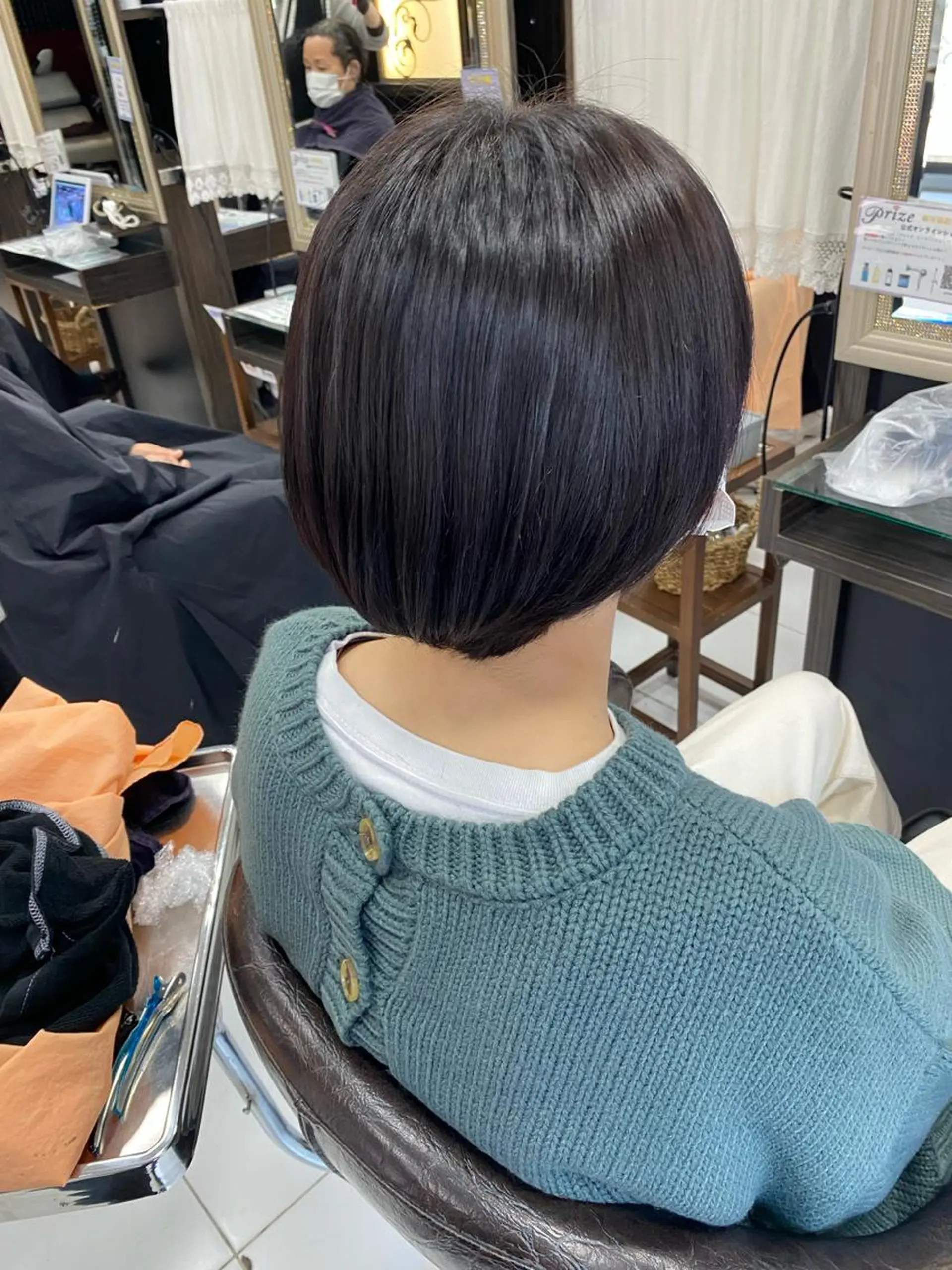 ショート ショートボブ ボブ ショートヘア ホワイト/店長/カラ ー講師/錦糸町/岩崎のヘアスタイル