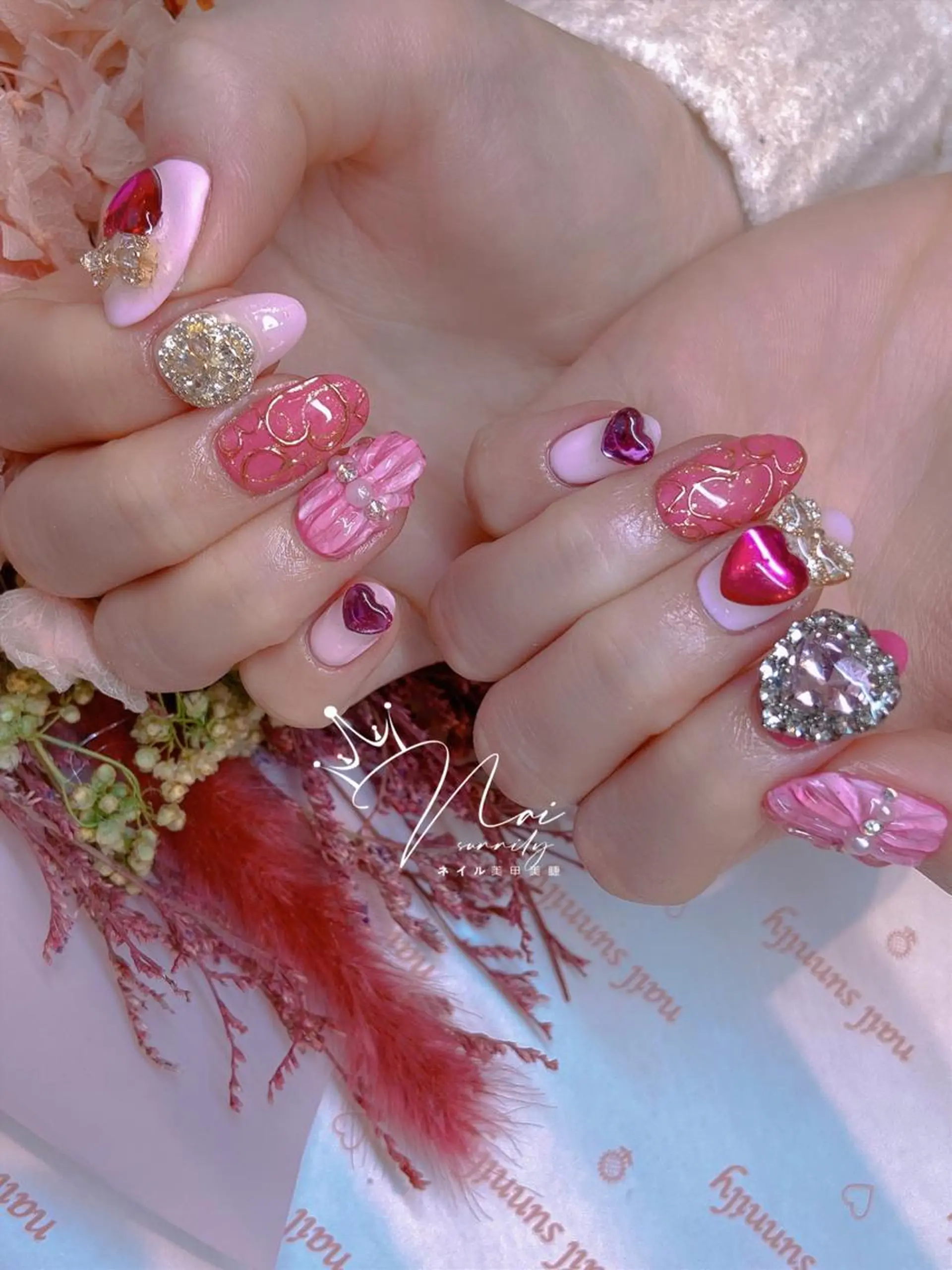 ネイル 長さだし専門店 M2　rikaのネイルデザイン