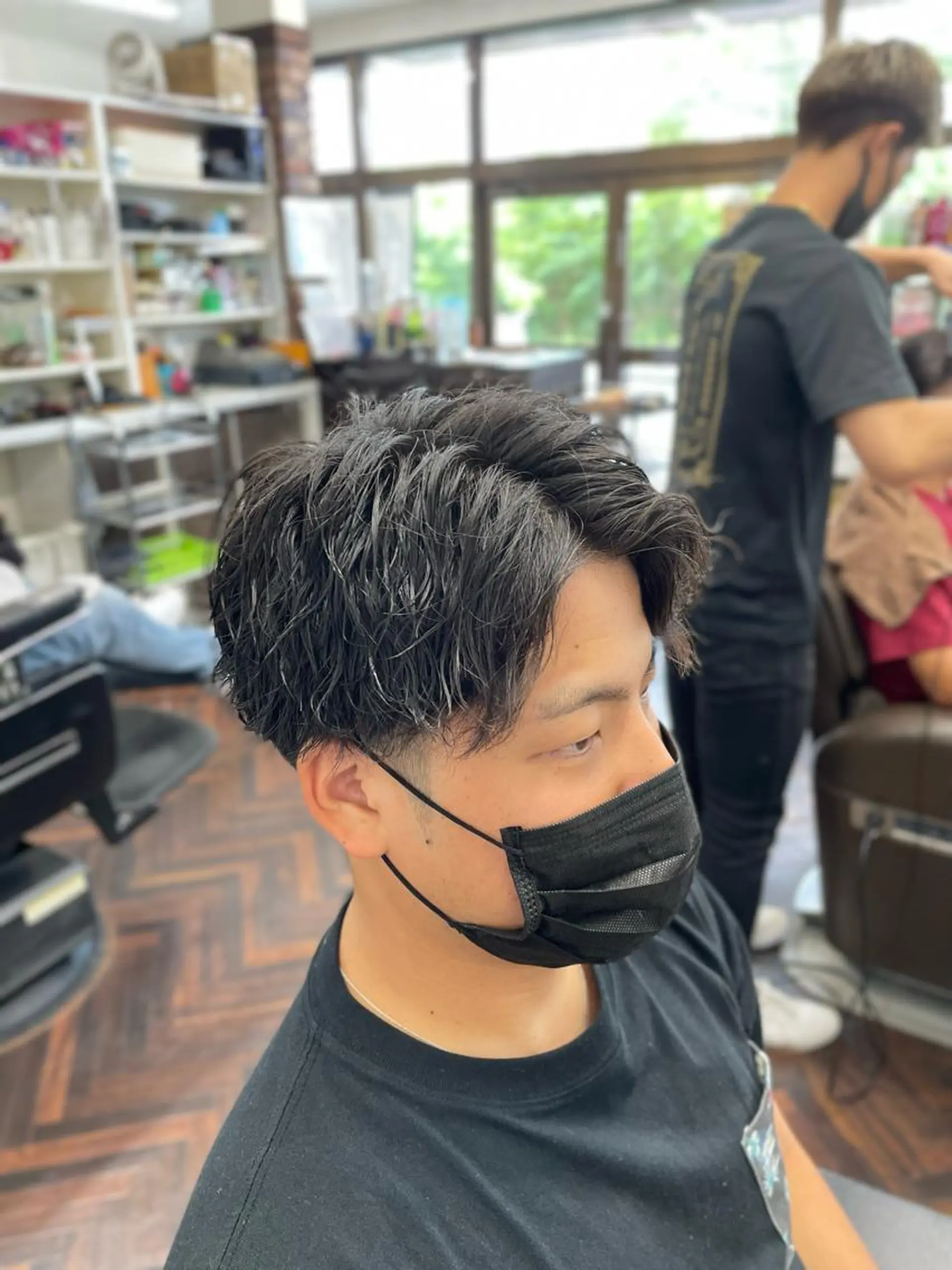 ショート パーマ メンズ メンズパーマ ツイストスパイラルパーマ スパイラルパーマ Cam's豊見城店所属・無料‼︎メンズ限定 URASAKIのヘアスタイル