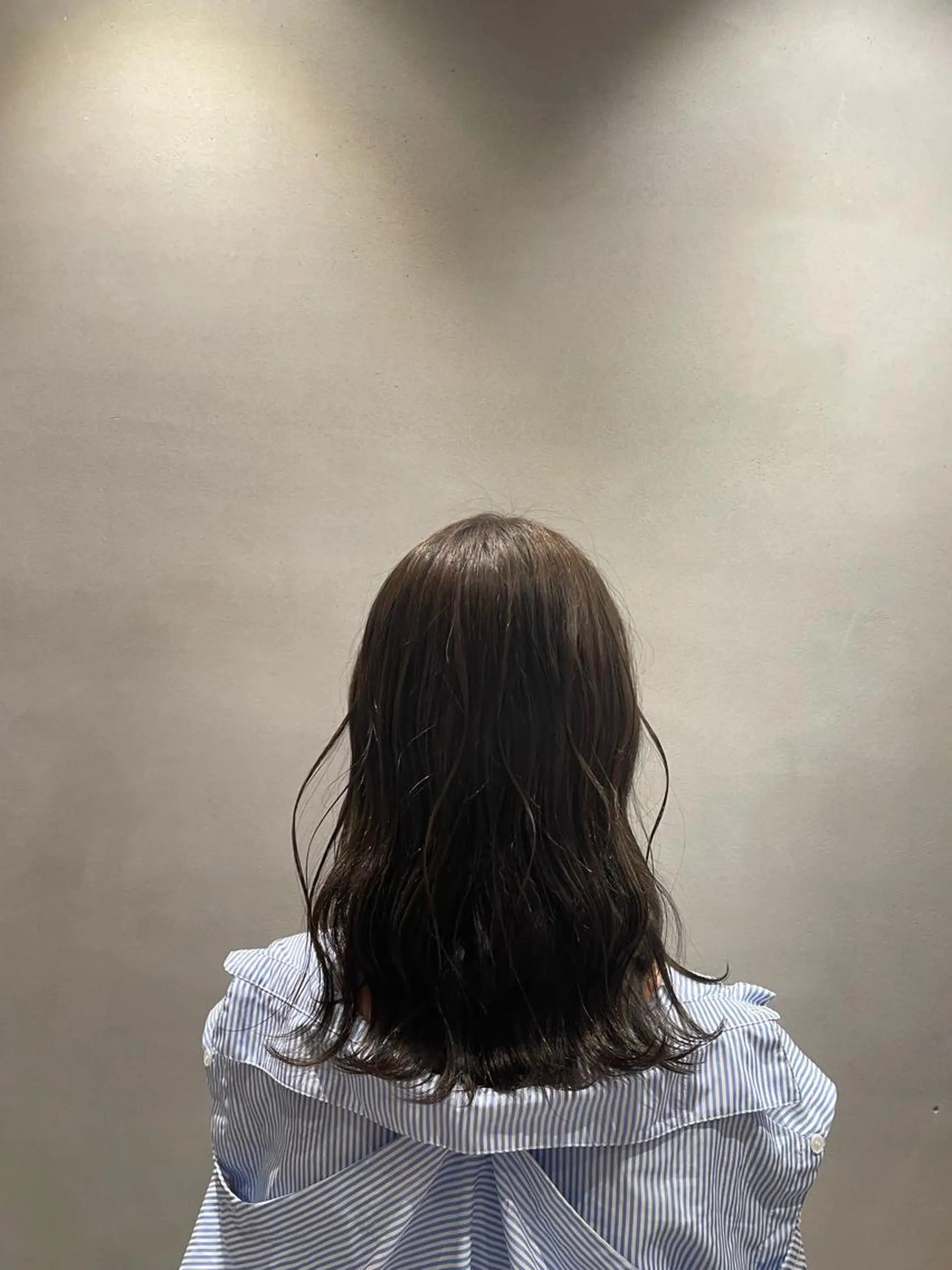 ミディアム カラー 透明感カラー 森 遥菜のヘアスタイル