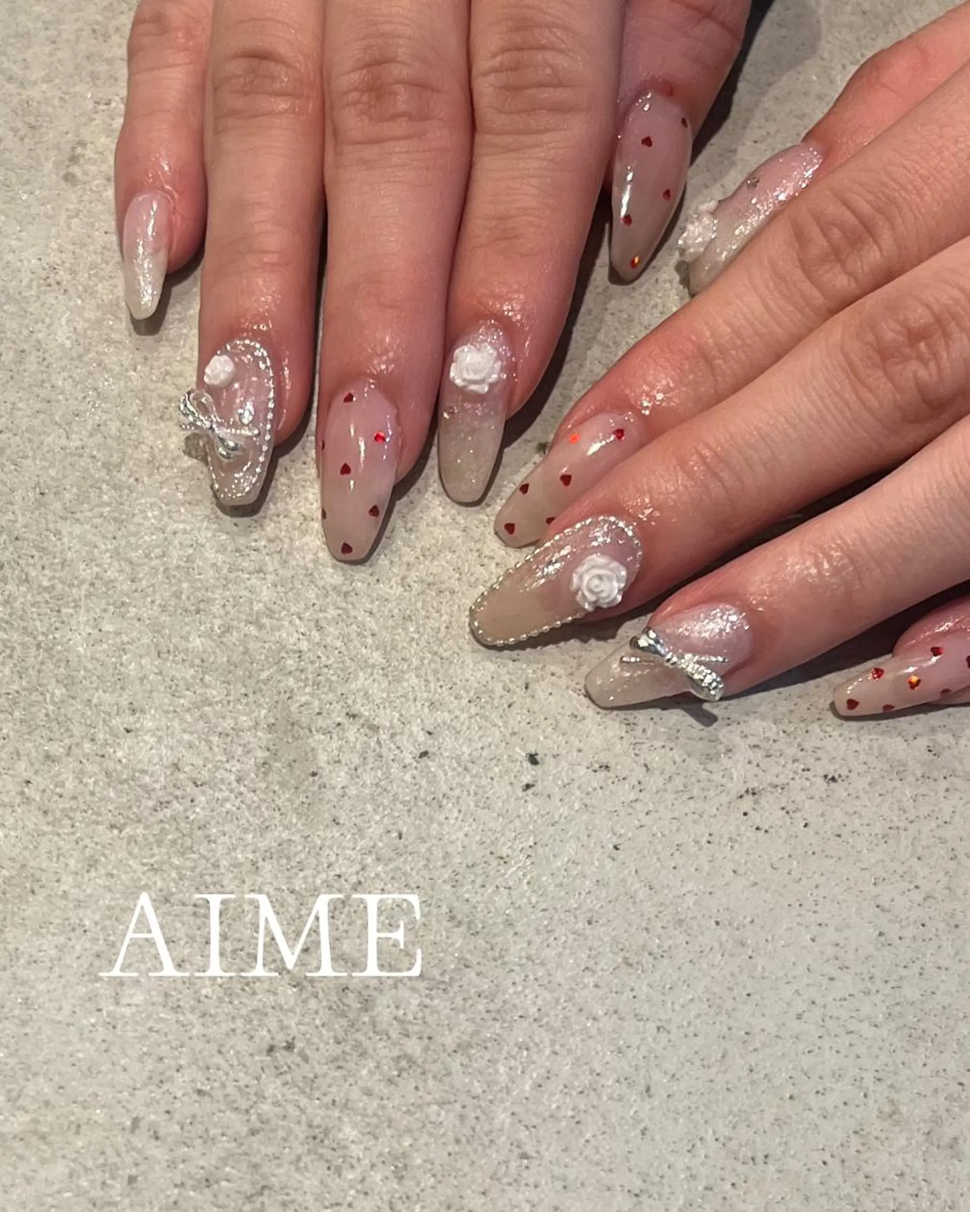 ネイル アートネイル ハンドネイル AIME （momo）のネイルデザイン