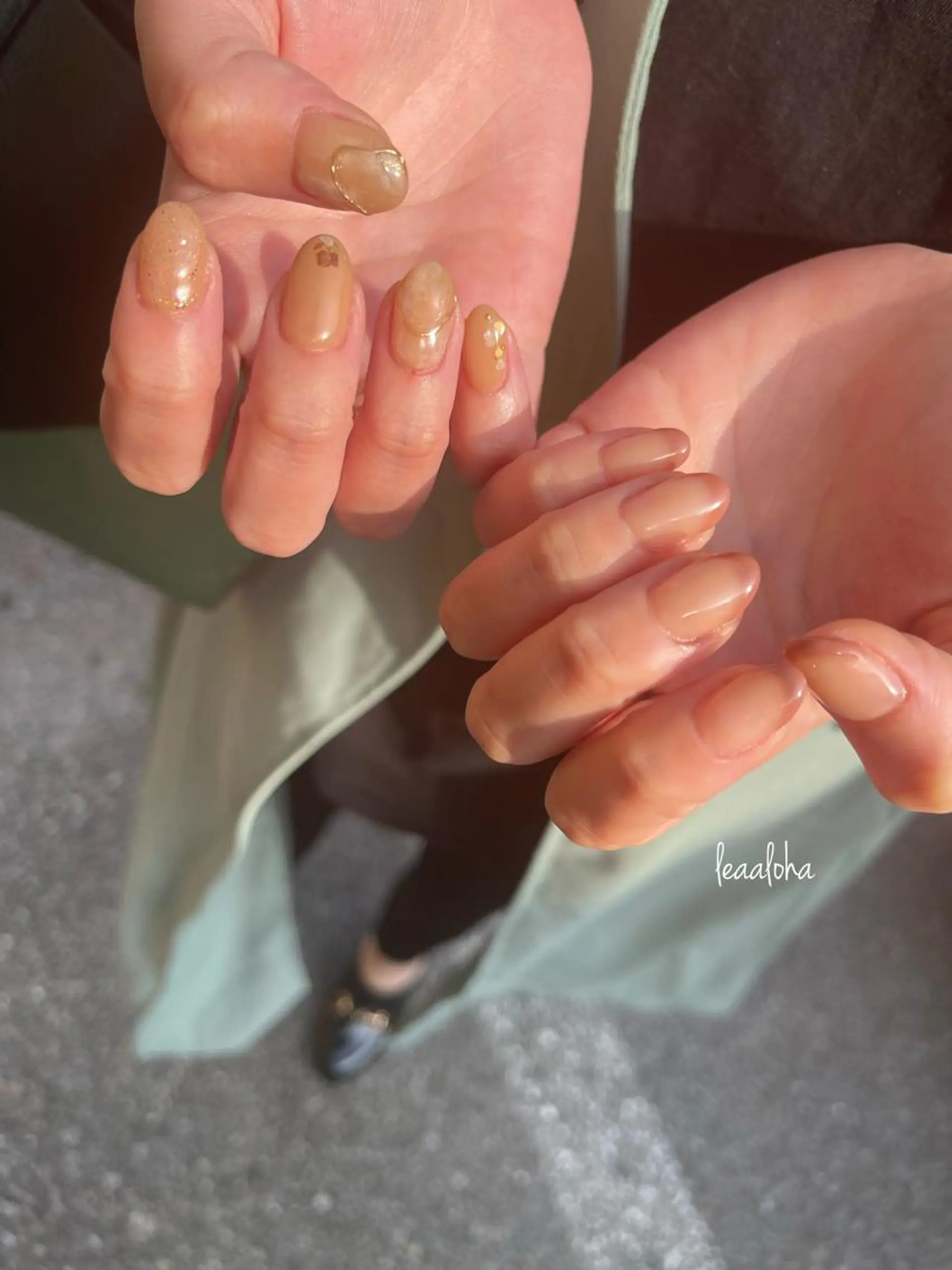 ネイル ジェルネイル ガーリー 韓国ネイル メンズネイル ニュアンスネイル ハンドネイル フットネイル leaaloha　byBROWN HAIR所属・レアアロハ宇都宮 /ネイル.メンズ脱毛のネイルデザイン