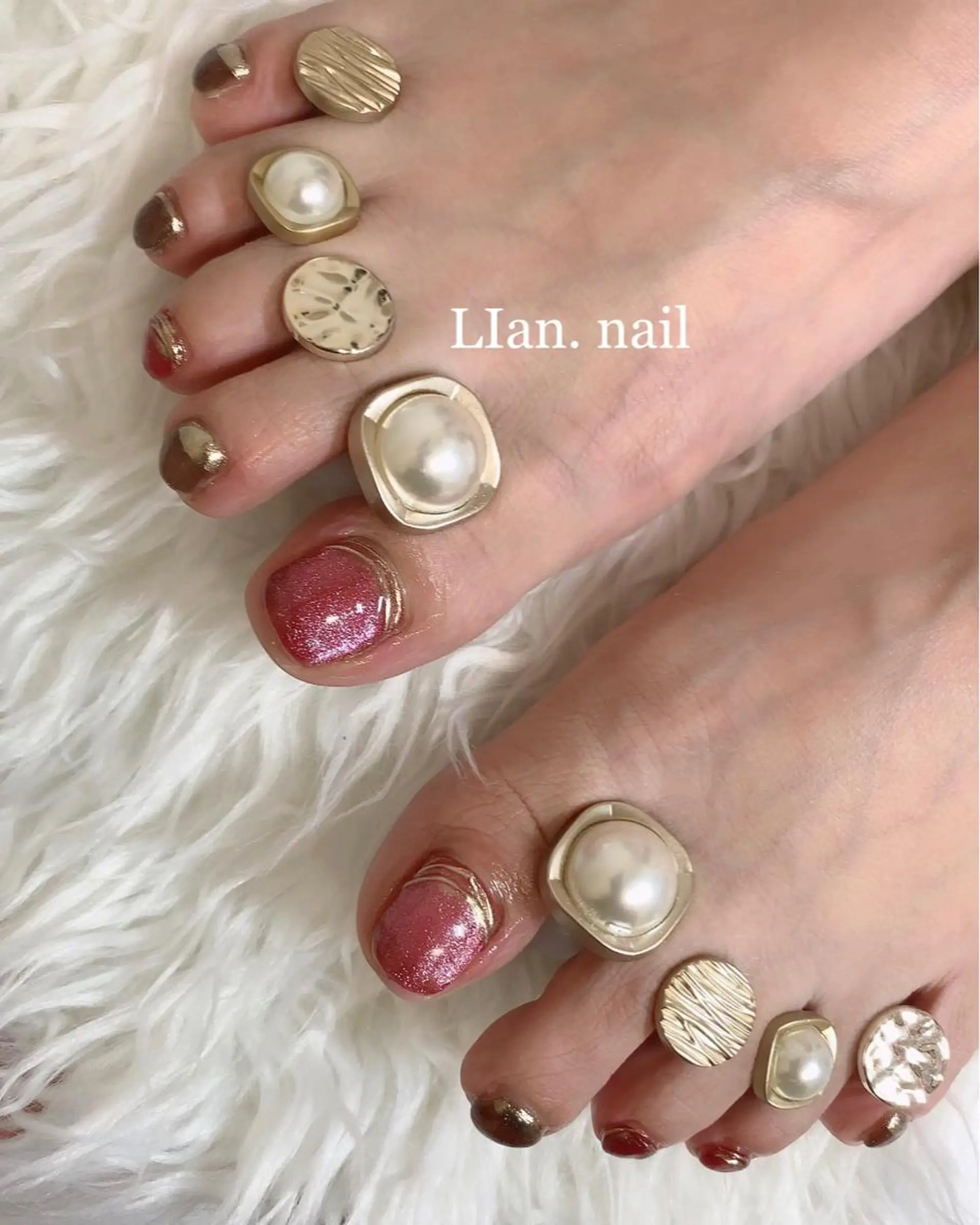 ネイル マグネットネイル Lian nailのネイルデザイン