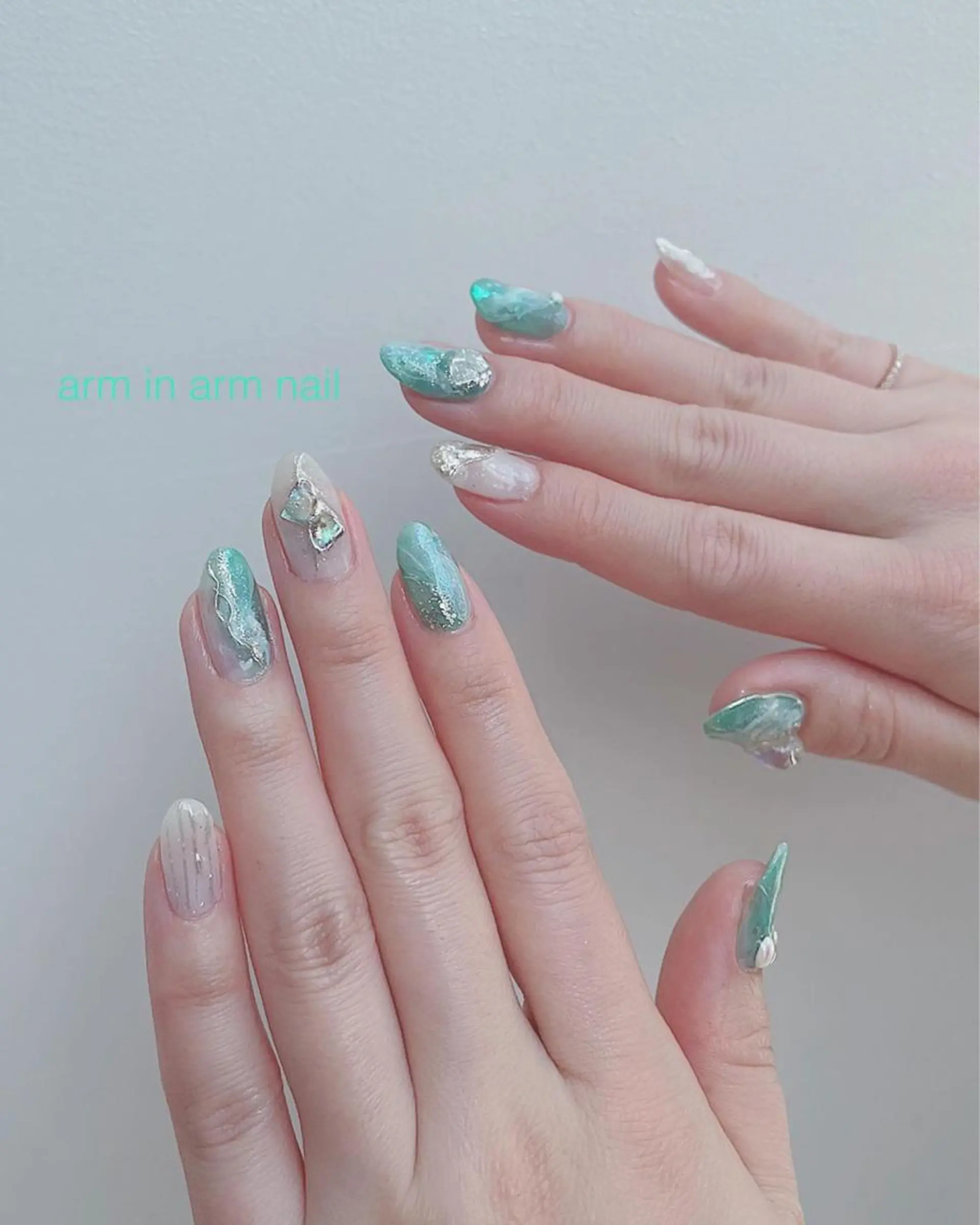 ネイル arm in arm ︎✿Yamamotoのマツエク・マツパデザイン