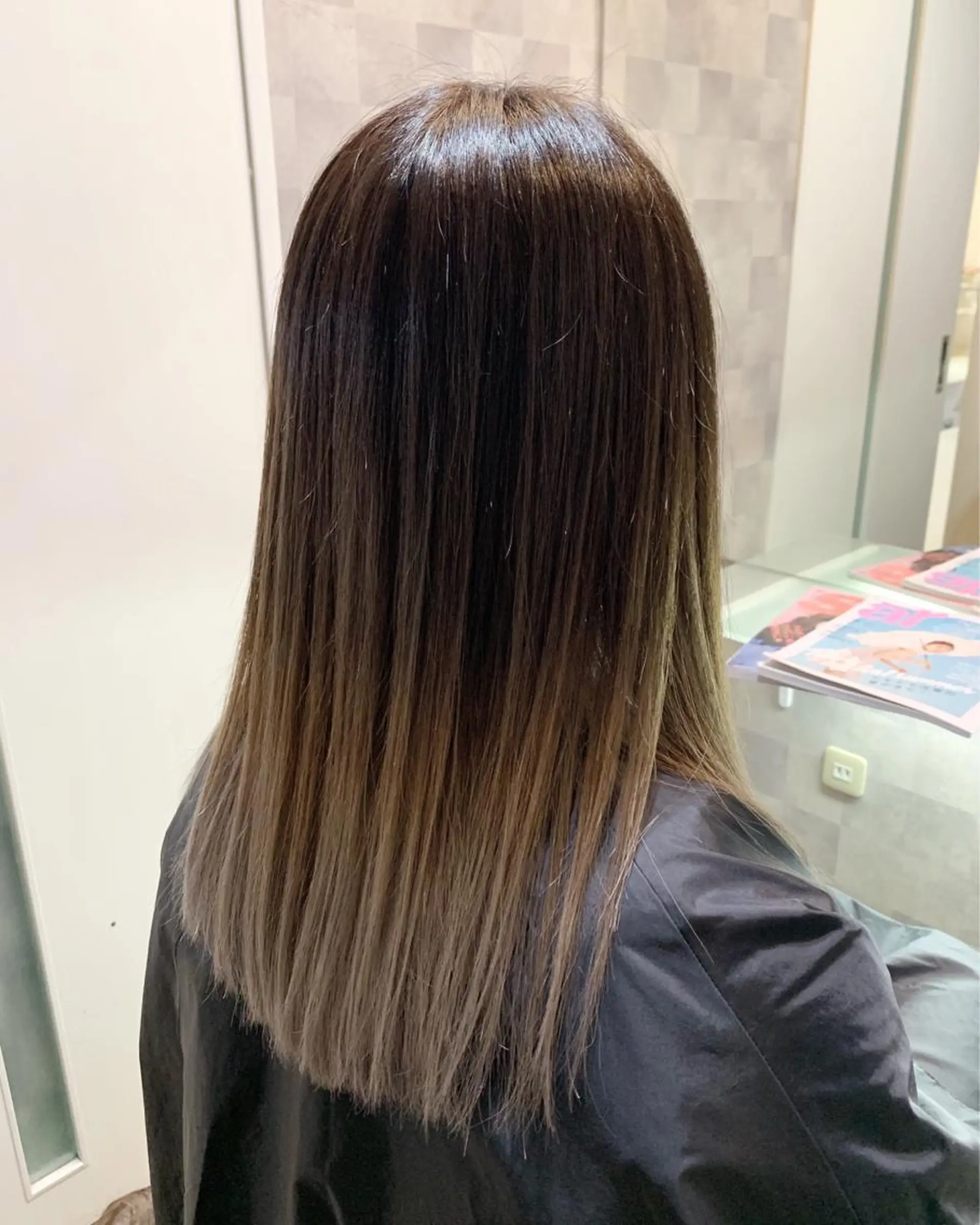 ミディアム カラー 渡辺 健太のヘアスタイル