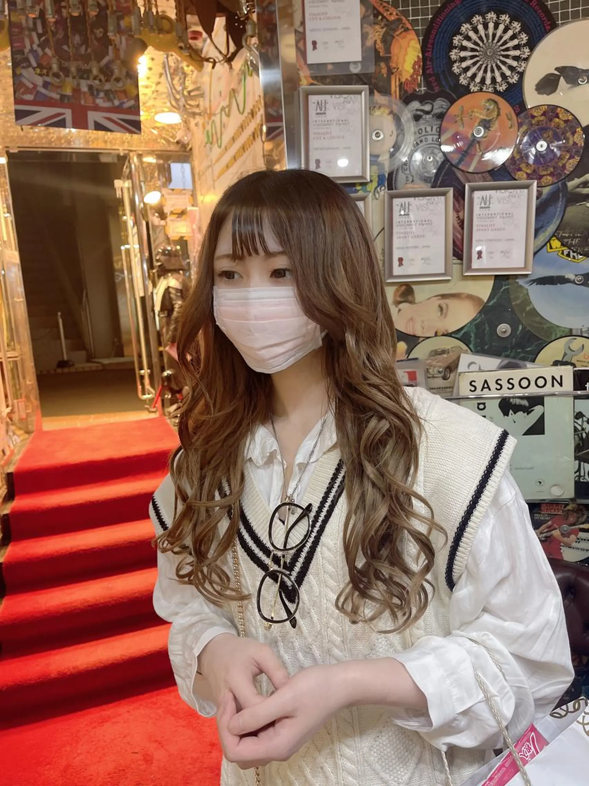 ミディアム カラー ヘアアレンジ 編み込みエクステ エクステ haco+所属・🌈派手髪エクステ ブレイズ🌈ひろとのヘアスタイル