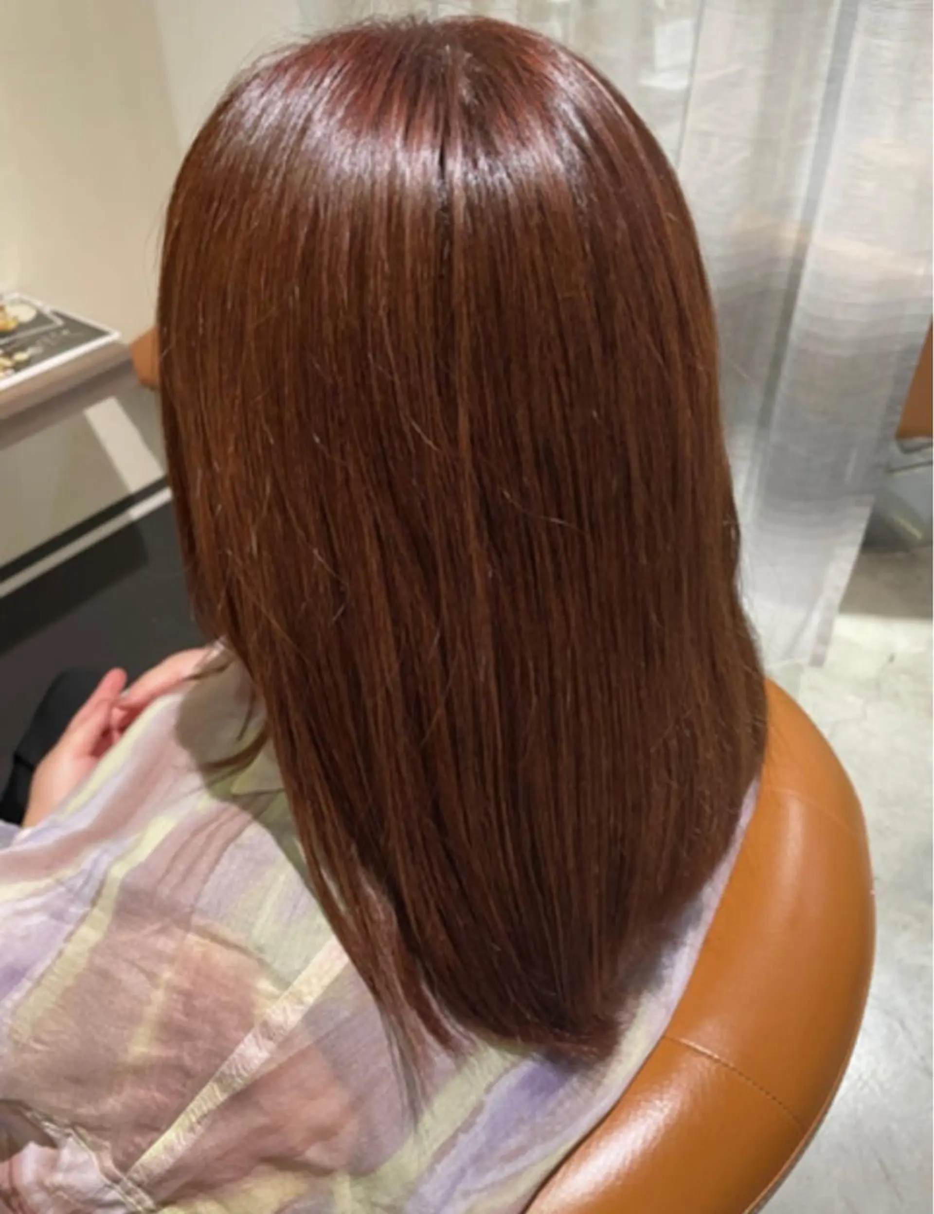 セミロング カラー hair resort Bliss所属・湯ノ口 みきのヘアスタイル