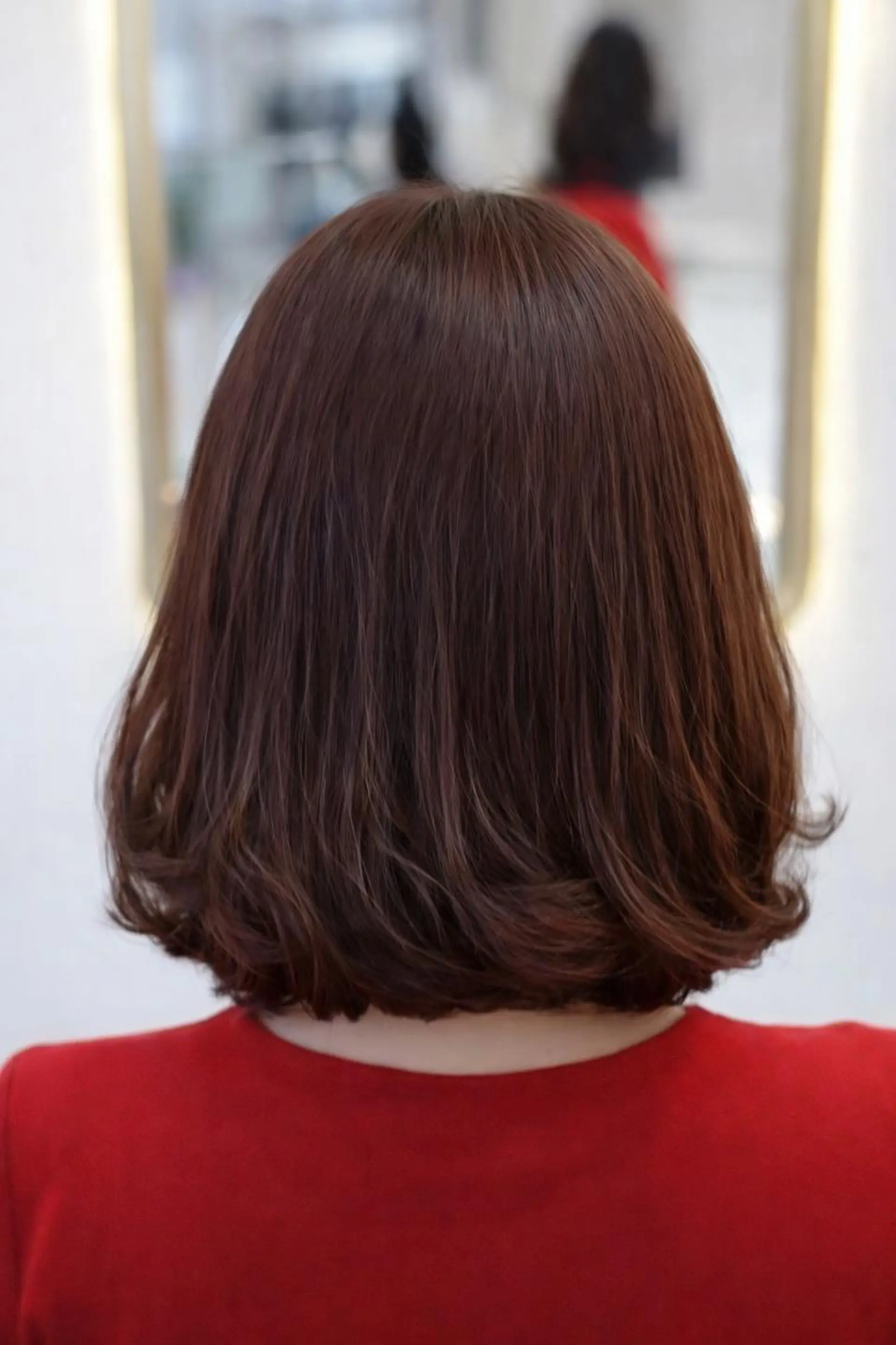 セミロング ヘアカラー Re color 京橋店のヘアスタイル