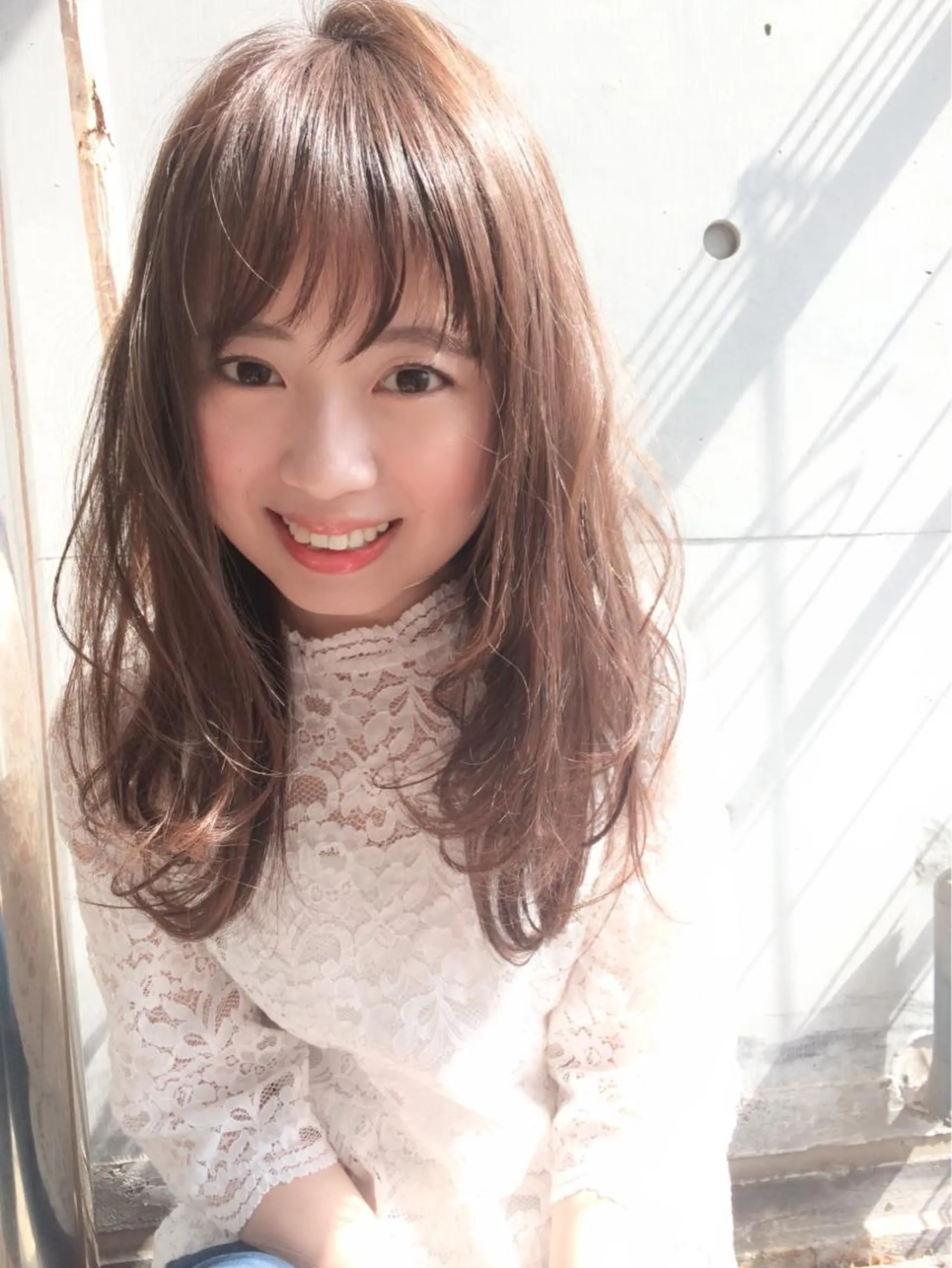 ミディアム 髪質改善カラー☆ ヘアアレンジmiyuのヘアスタイル