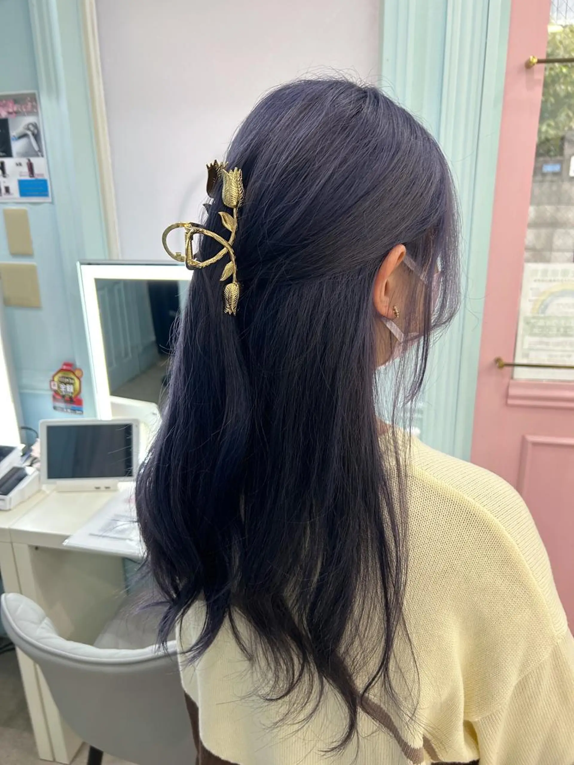 セミロング カラー ヘアアレンジ カット ヘアカラー 💕ブリーチ/ヘアメ 🎀YUUKAのヘアスタイル