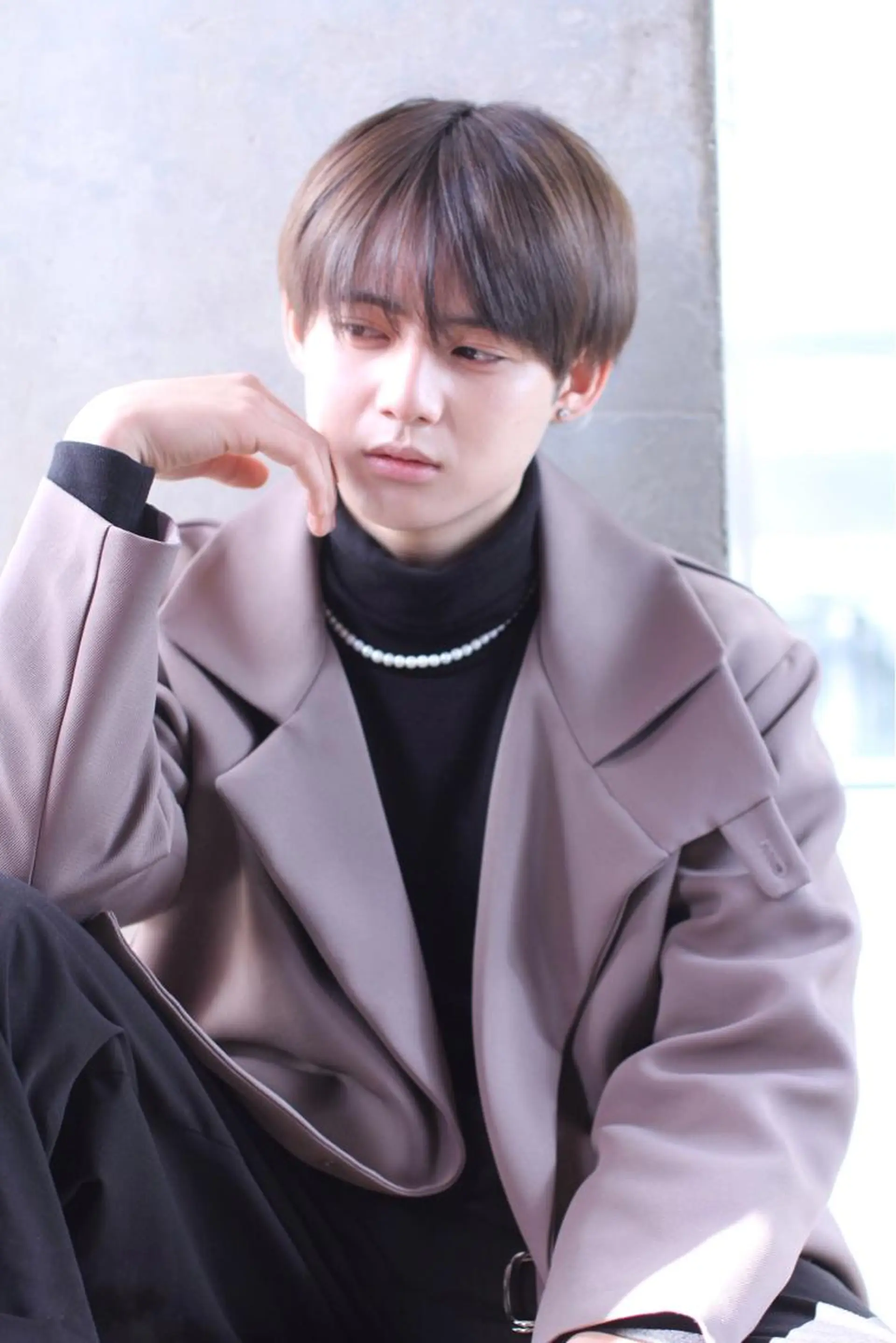 メンズ マッシュ シースルーマッシュ カット 縮毛矯正 トリートメント ヘアセット 【メンズ特化】 ムネカタ アキトのヘアスタイル