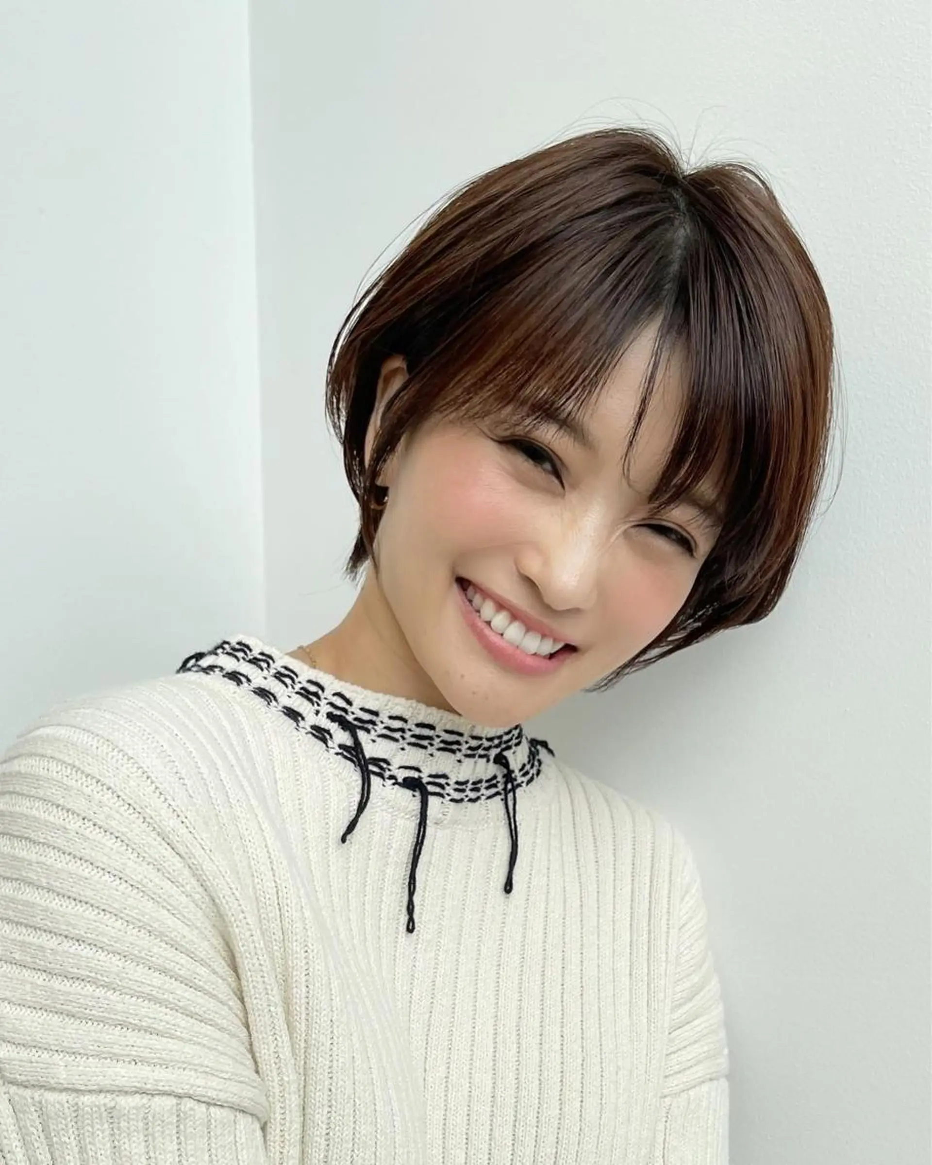 ショート カット ヘアカラー トリートメント イメチェンカット✂️ 錦糸町佐藤店長のヘアスタイル