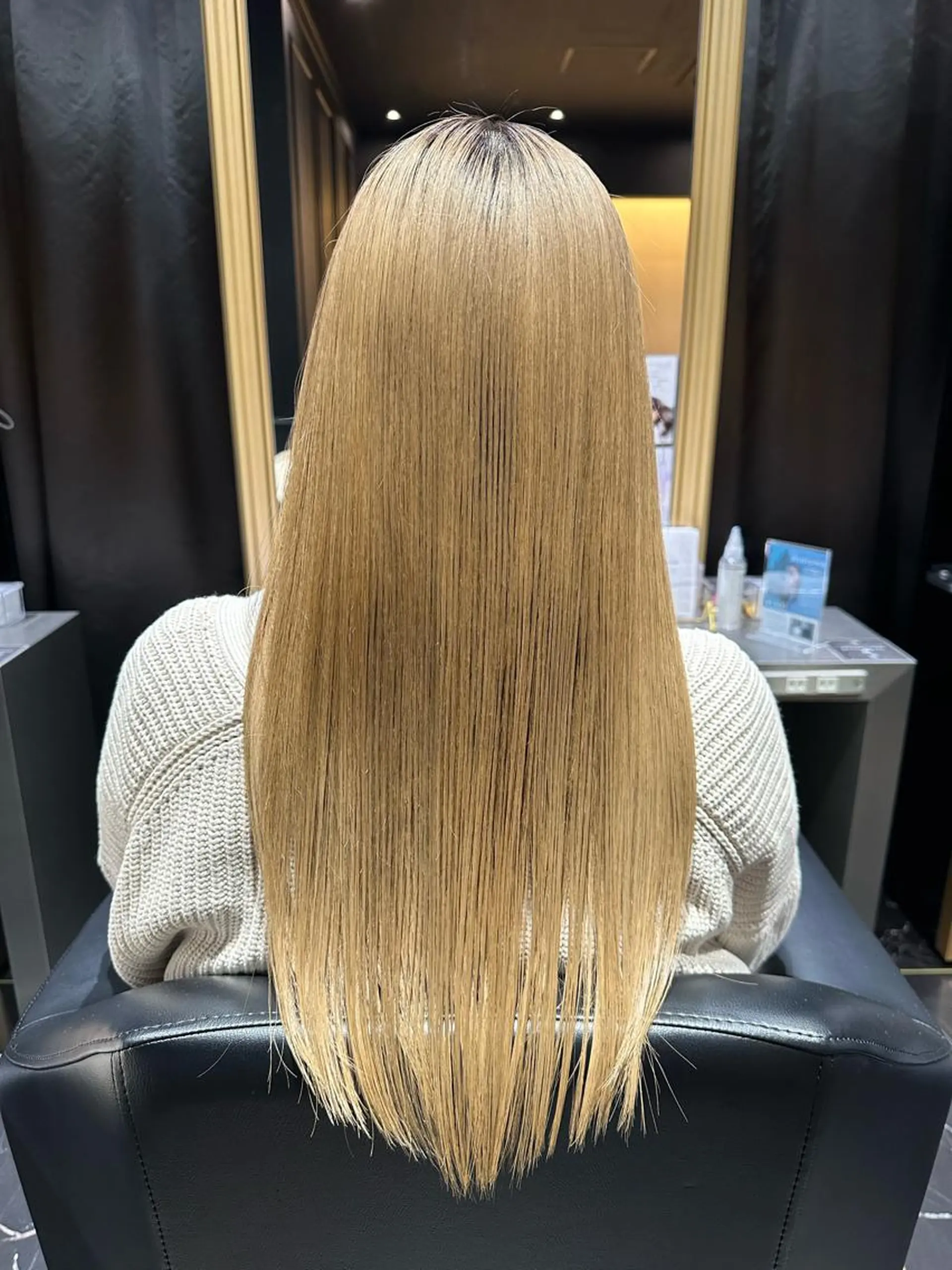 ロング トリートメント 酸熱トリートメント トリートメント ボブスタイル/ 透明感カラー/八幡のヘアスタイル