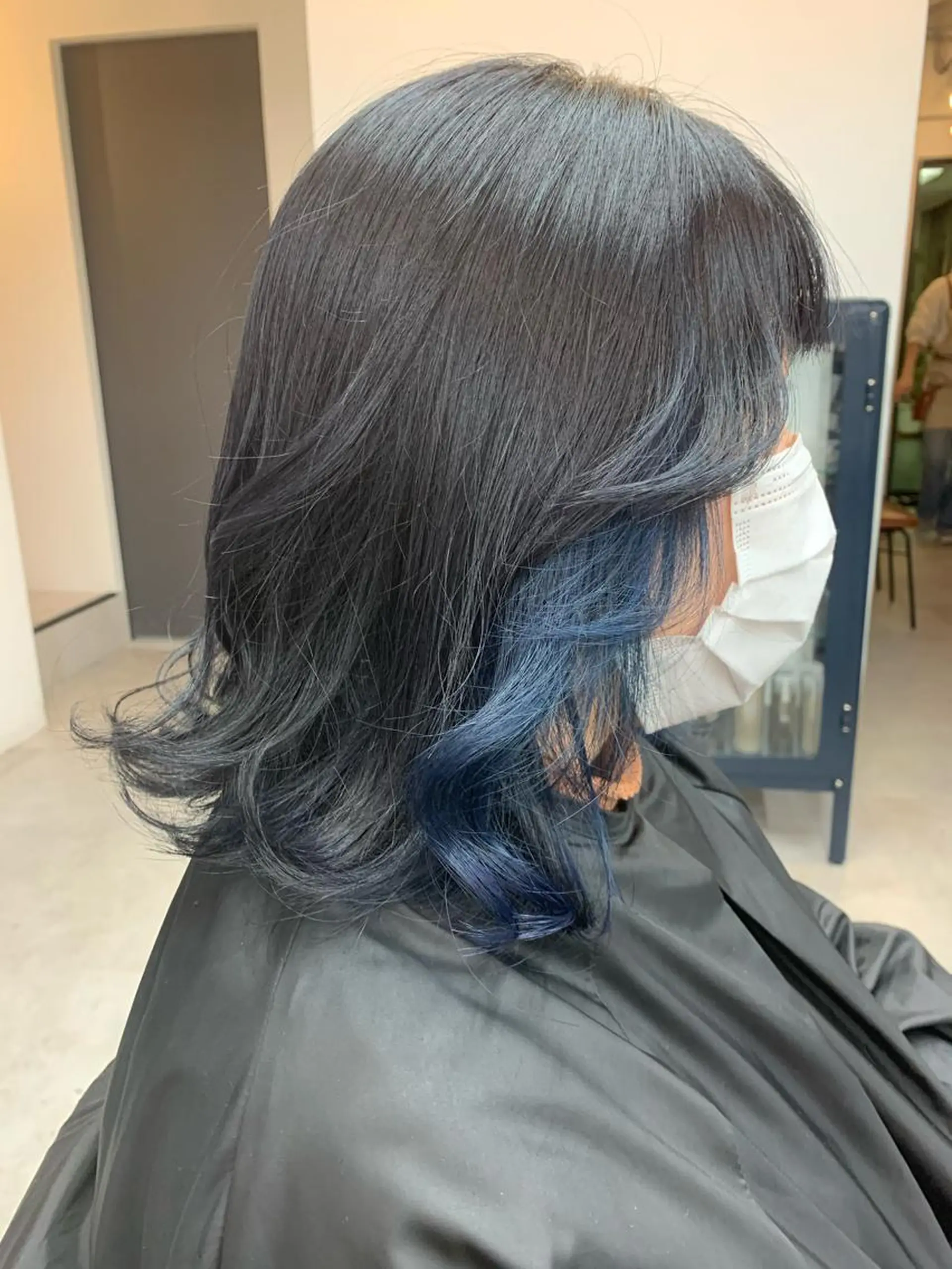 ミディアム FRAME+spa&hair roomなんば駅前店所属・🌸MAYU🌸 ハイトーン➕レイヤーのヘアスタイル