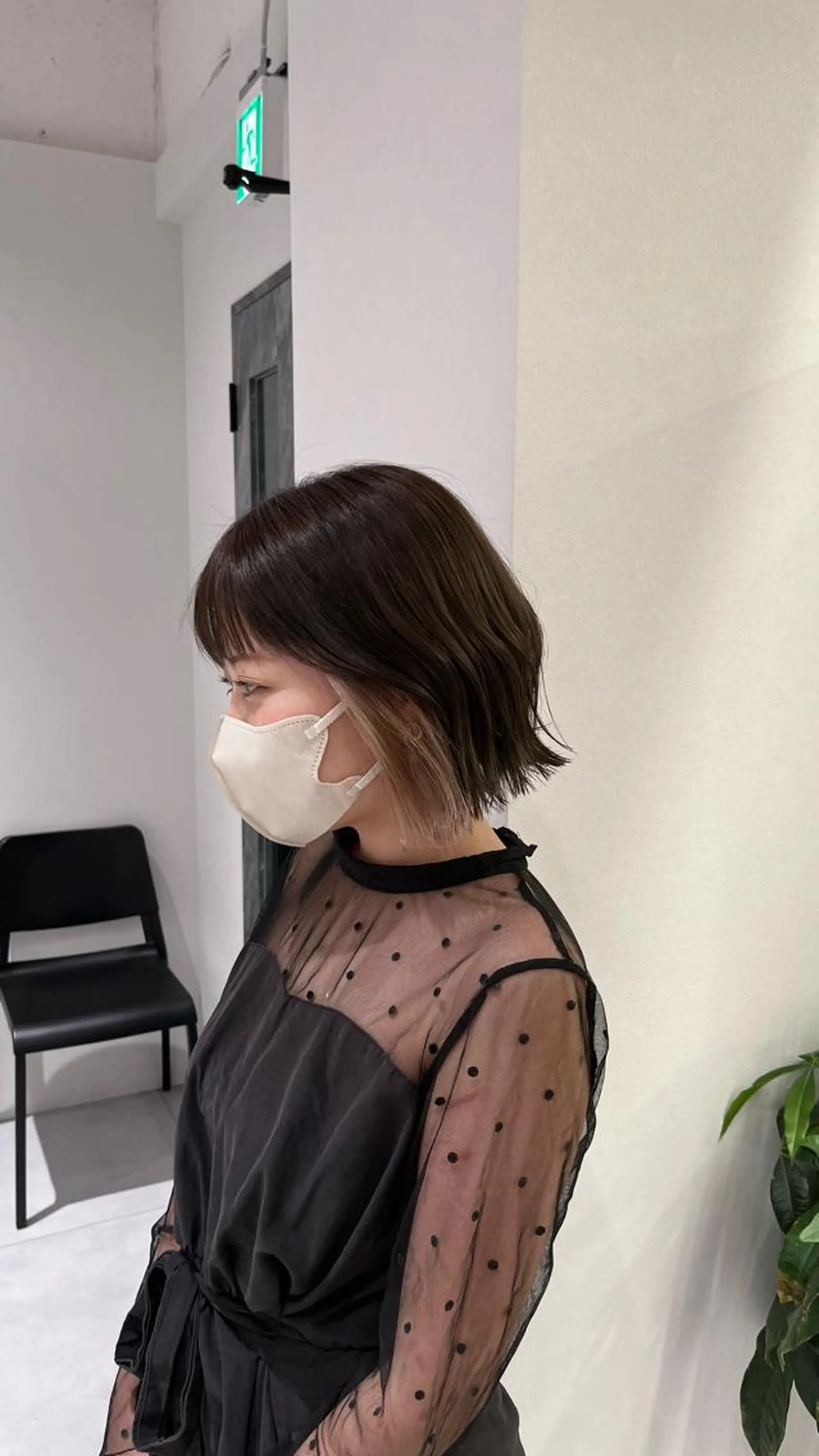 ショート カラー 髪質改善/レイヤー 兼折楓馬のヘアスタイル