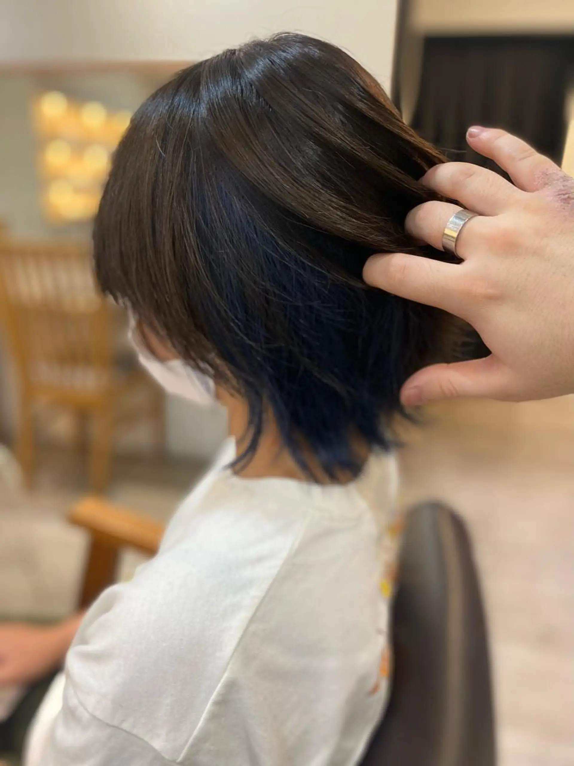 ショート カラー ヘアカラー ヨシダ フミノリのヘアスタイル
