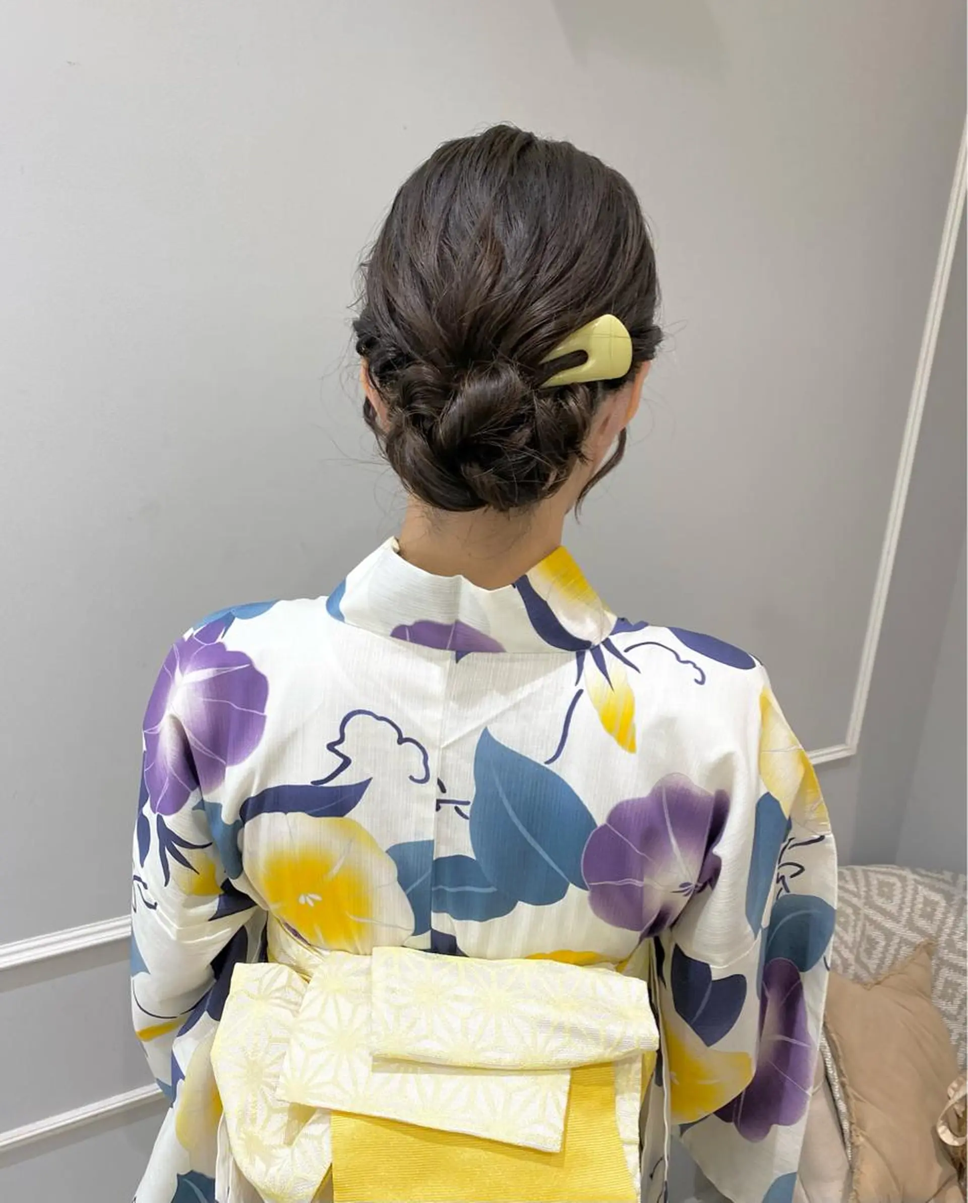 ヘアアレンジ 着付け 似合わせ艶髪カラー ❤️ハダユミのヘアスタイル