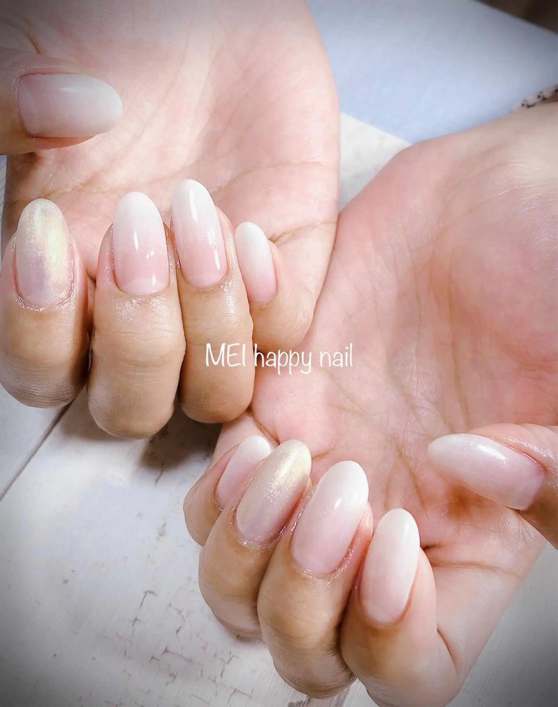 ネイル 北浦和 自爪育成ケアのネイルデザイン