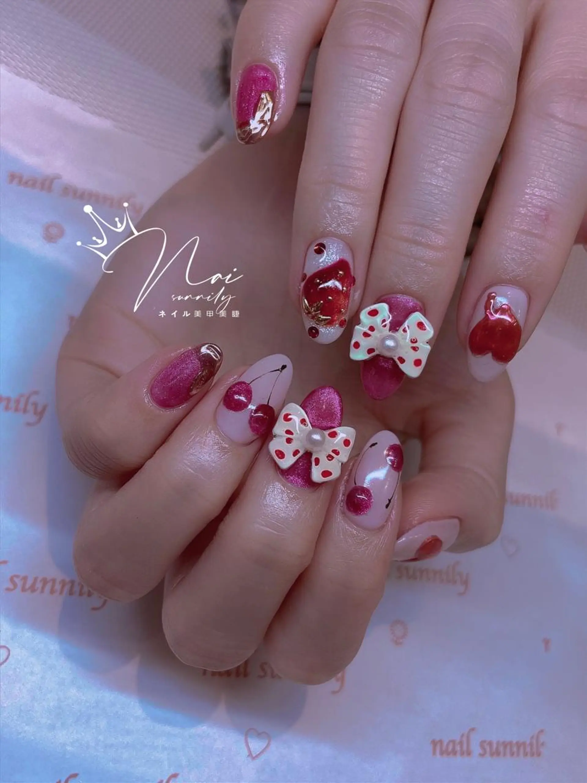 ネイル 長さだし専門店 M2　rikaのネイルデザイン