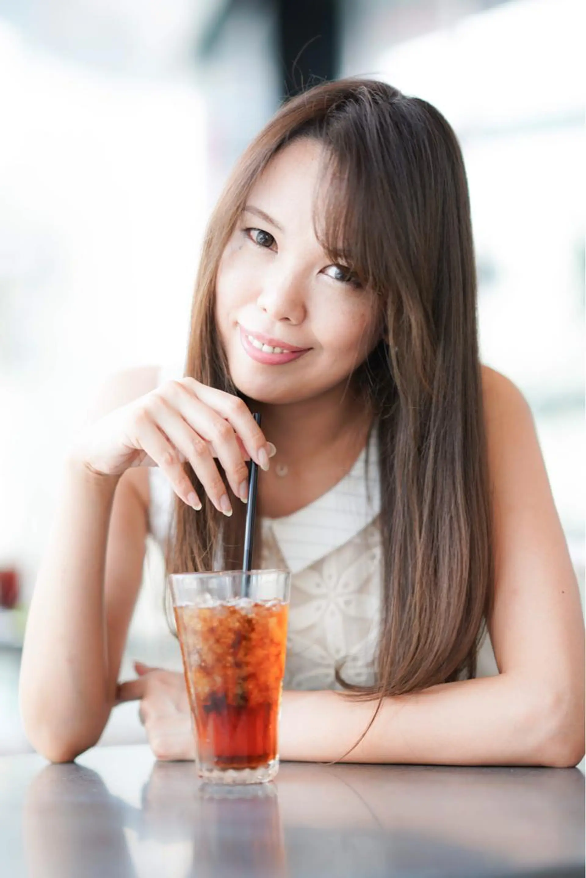 ロング 能登谷 きよのヘアスタイル