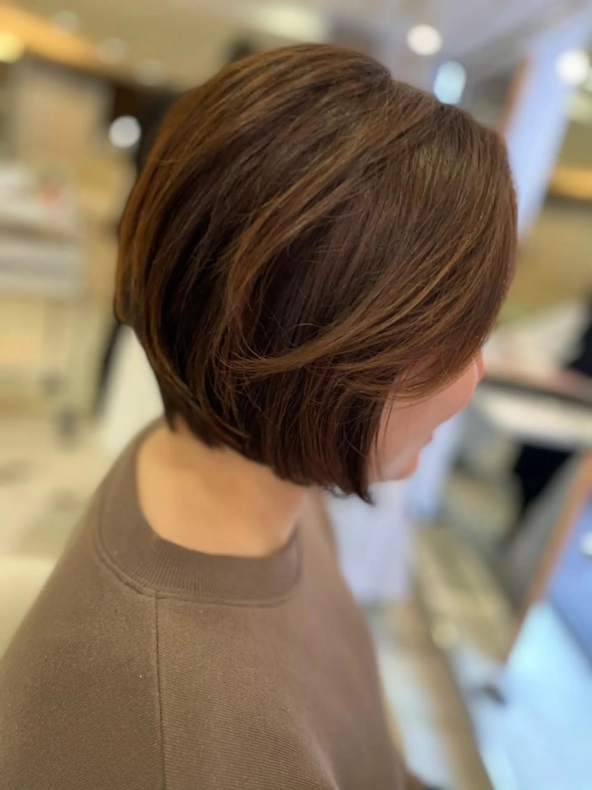 ショート カラー ボブ カット ヘアカラー トリートメント チーフデザイナー 西川凌史のヘアスタイル
