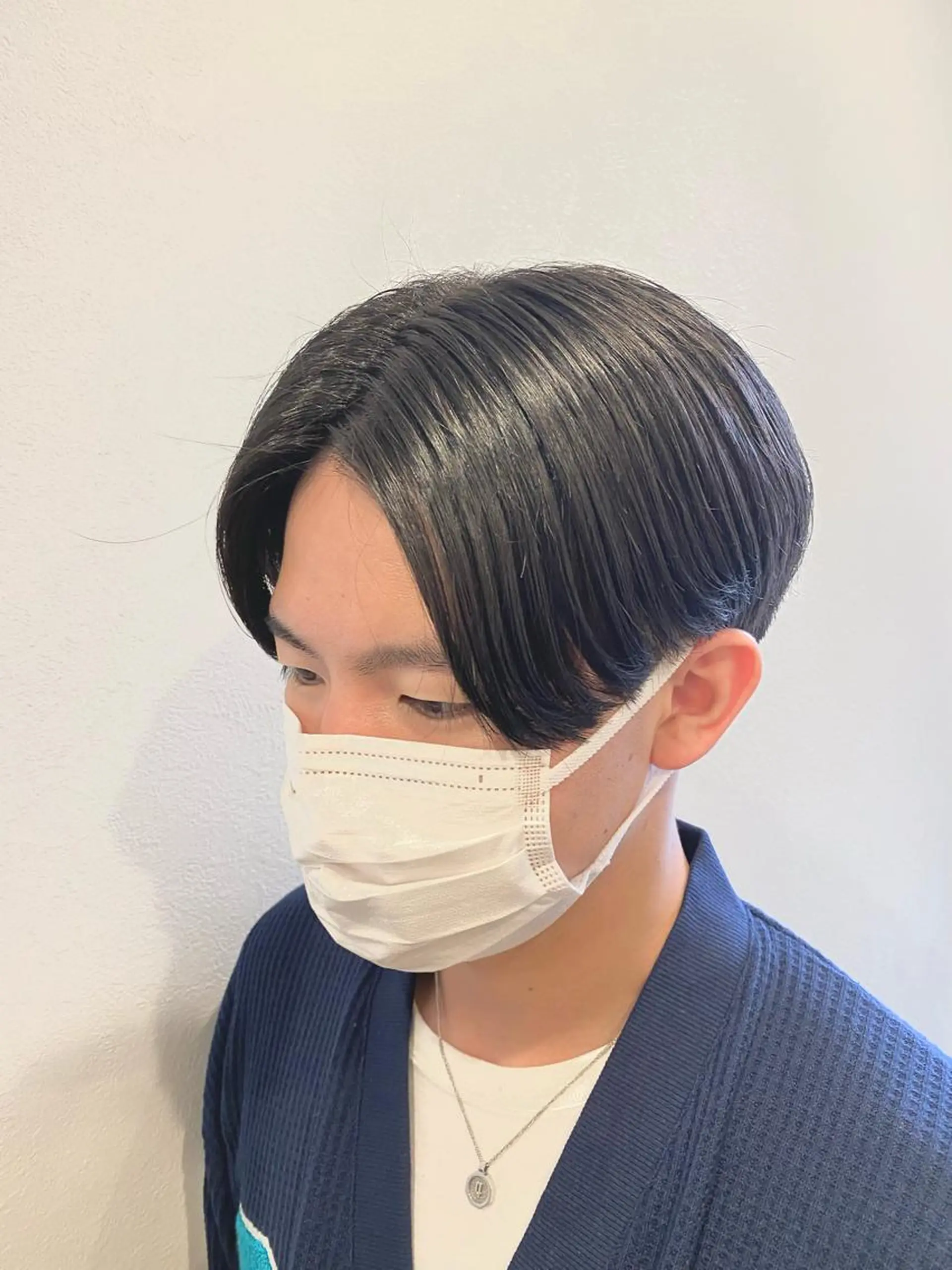 ショート メンズ センターパート カット マンツーマン/透明感 foi hairのヘアスタイル