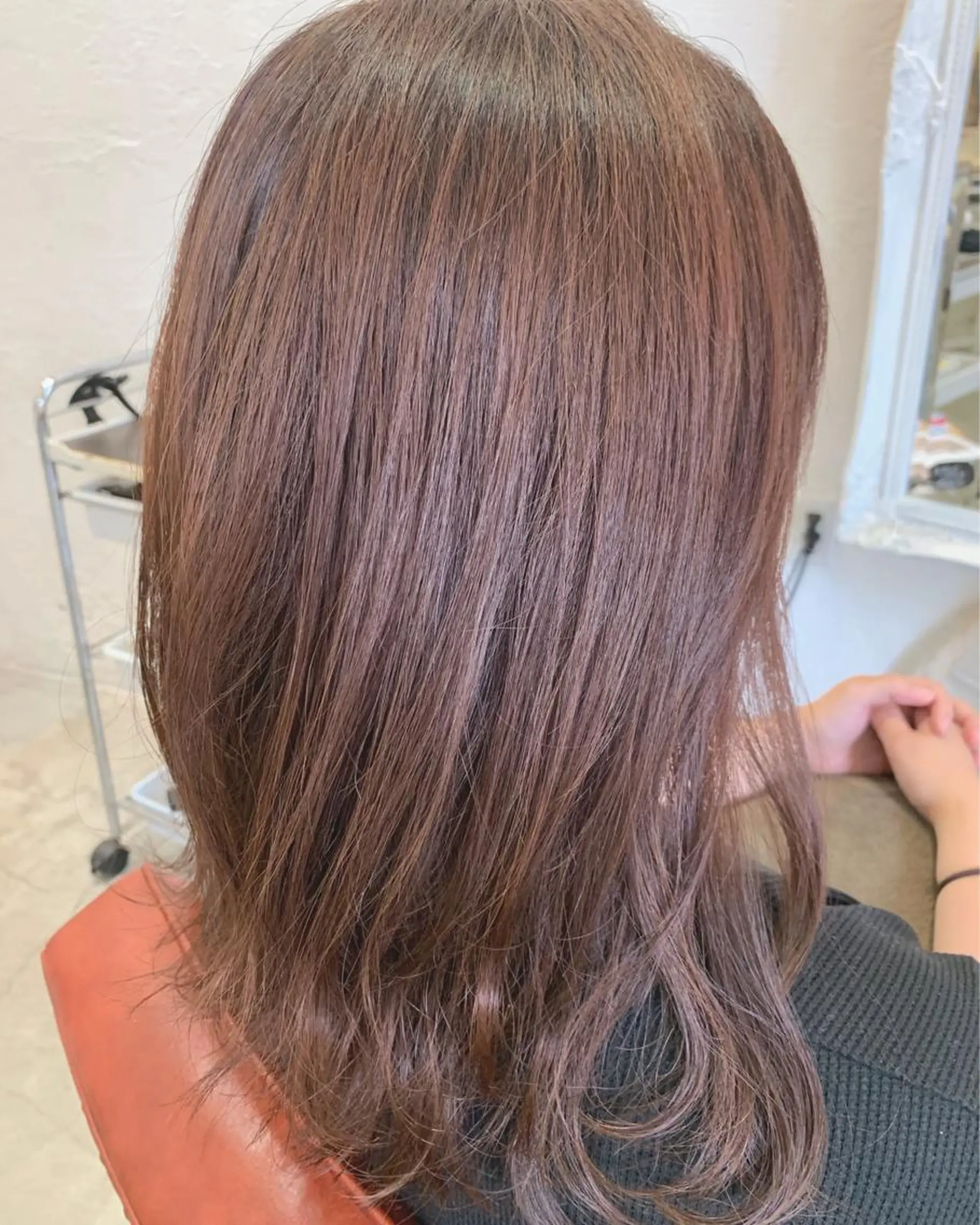 ロング カラー カット ヘアカラー fio マナミのヘアスタイル