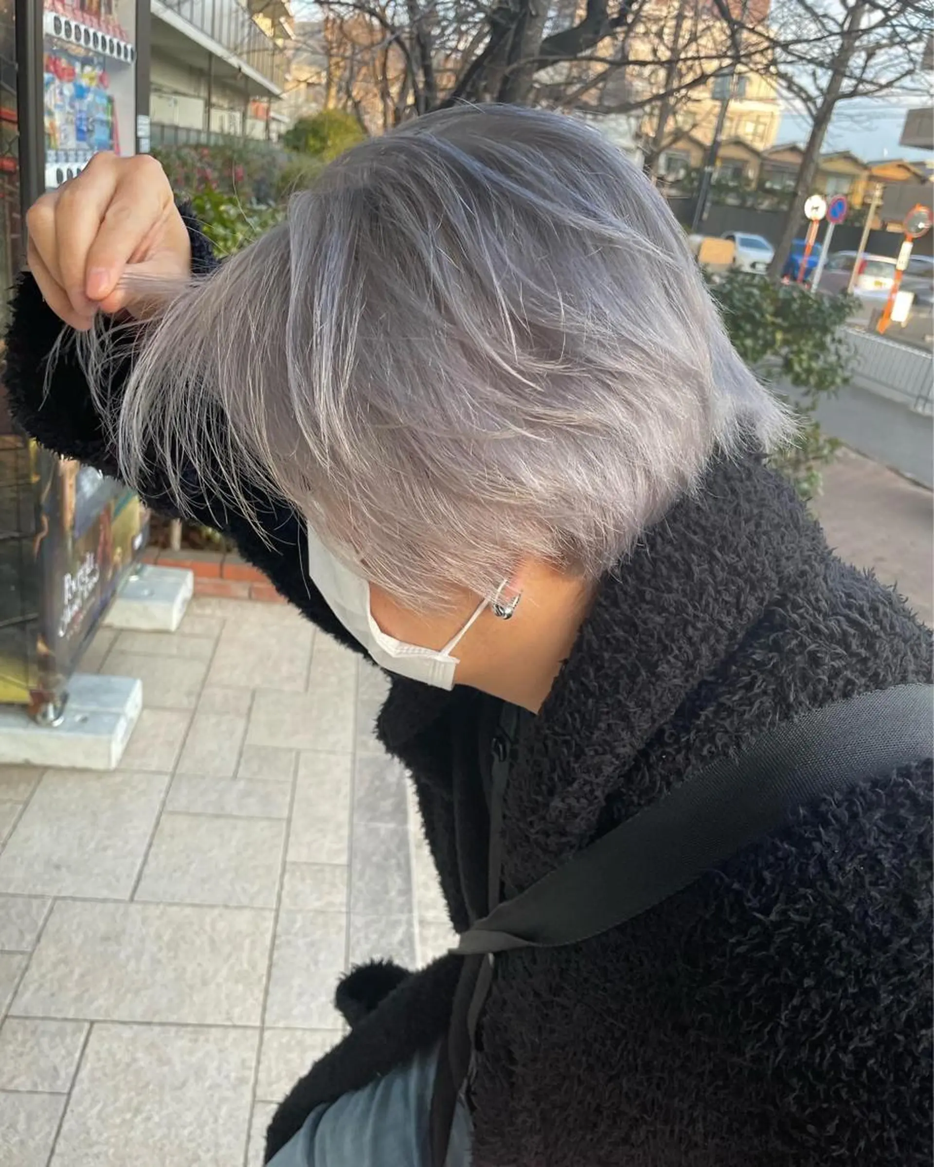 ショート カラー メンズ 高野 真弥のヘアスタイル