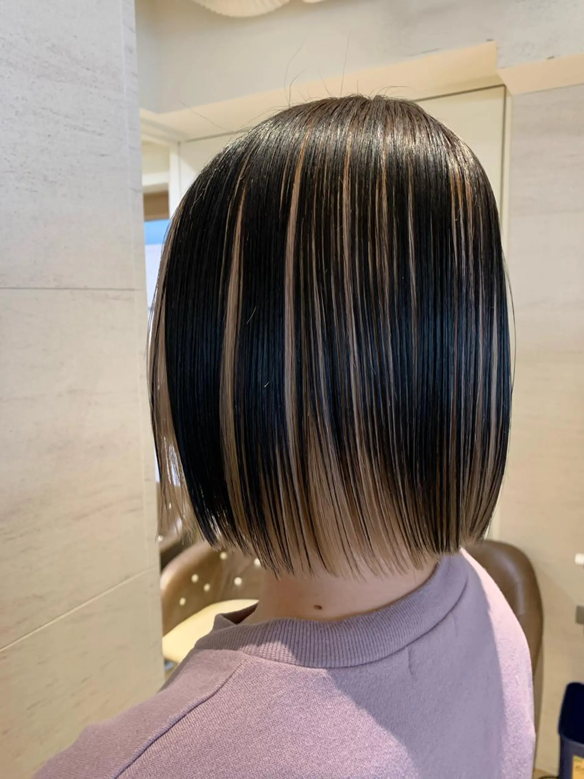 ミディアム カラー 縮毛矯正✖️似合わせ 🌻ヒトミのヘアスタイル