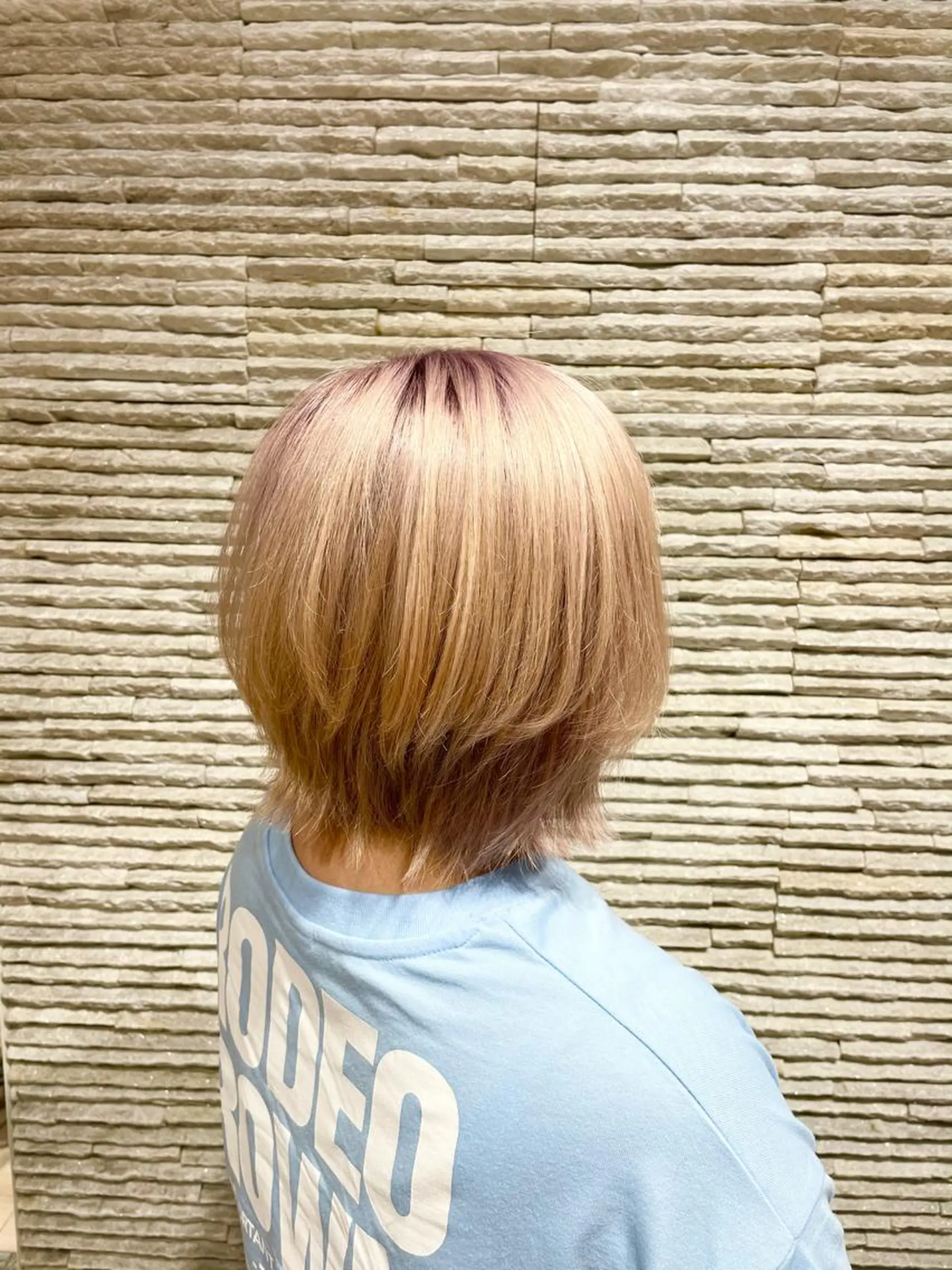 ショート カラー ヘアカラー 嶋田 ゆきのヘアスタイル
