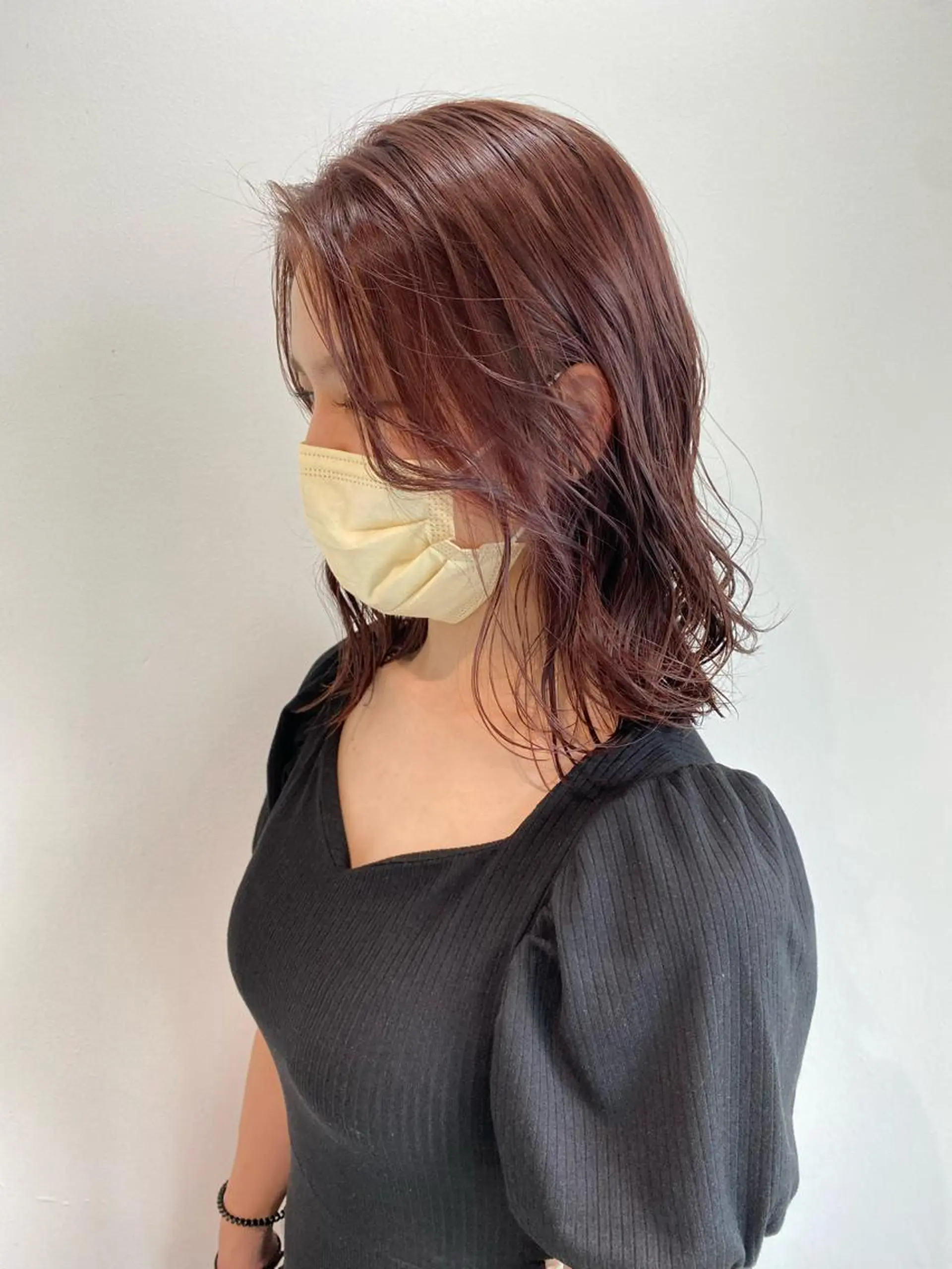 ミディアム ちばた/レイヤー 似合わせ/大阪中津のヘアスタイル