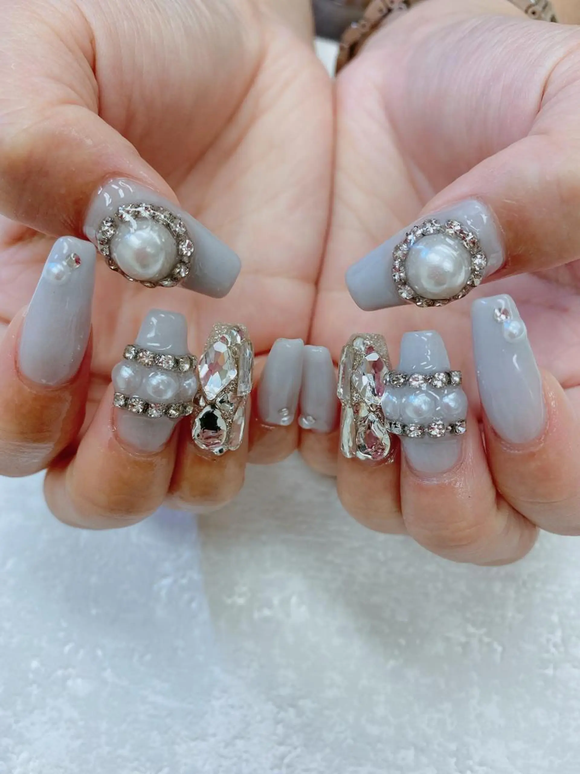 ミディアム ハンドネイル JNA認定講師🌸 RIEのネイルデザイン