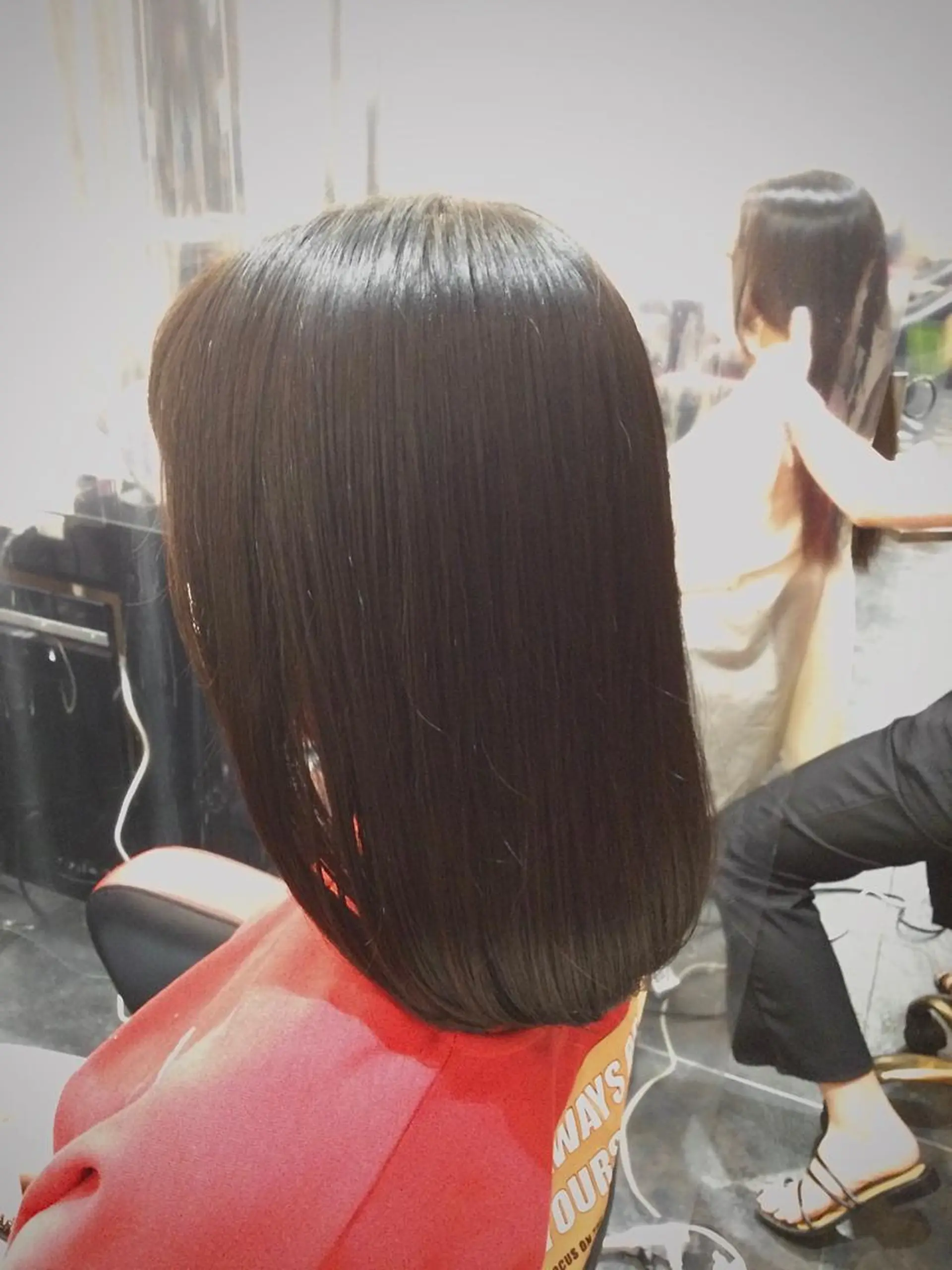 ミディアム Annon プライベートサロンのヘアスタイル