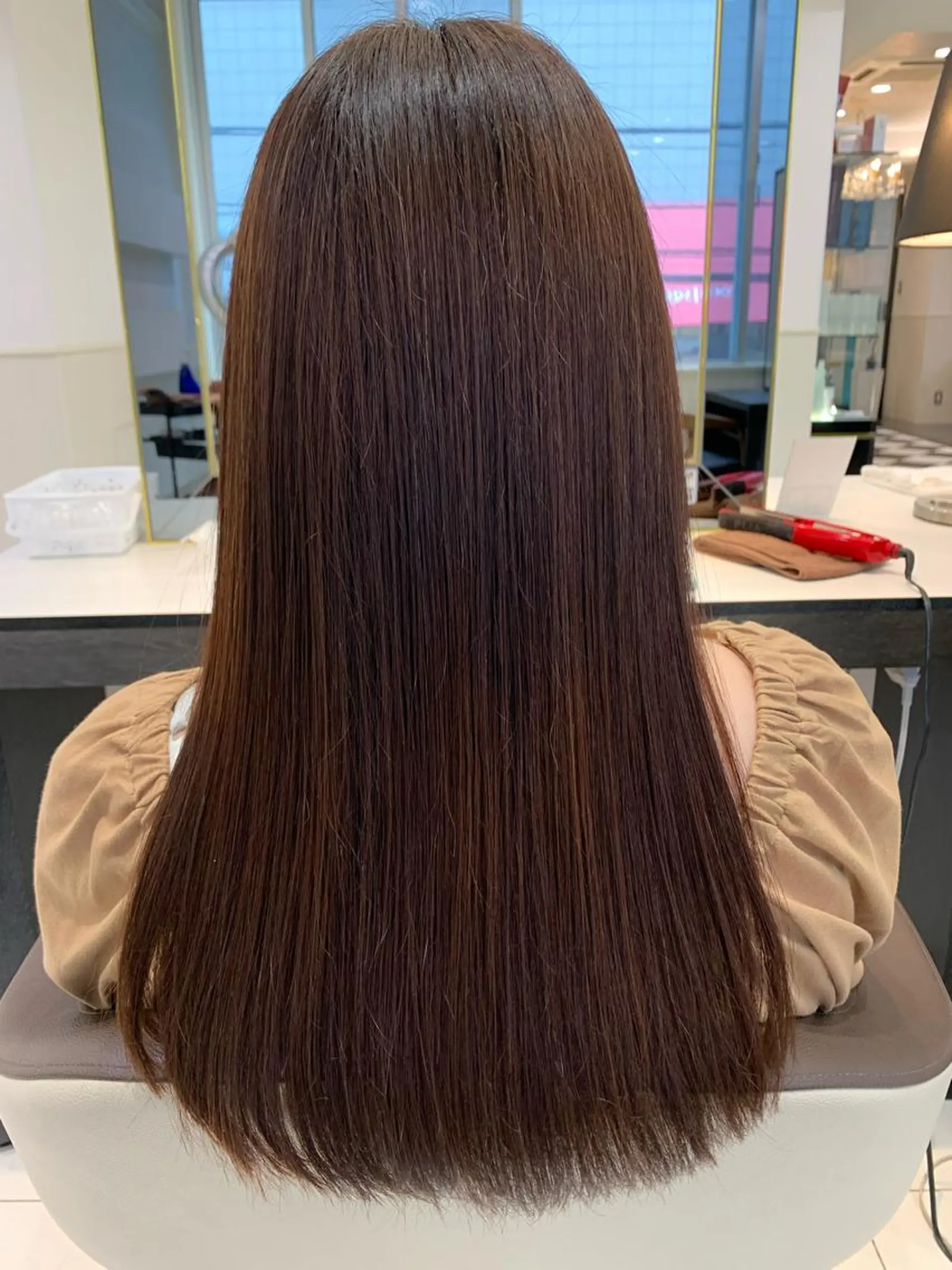 ロング カラー ヘアカラー 小田切 栄司のヘアスタイル