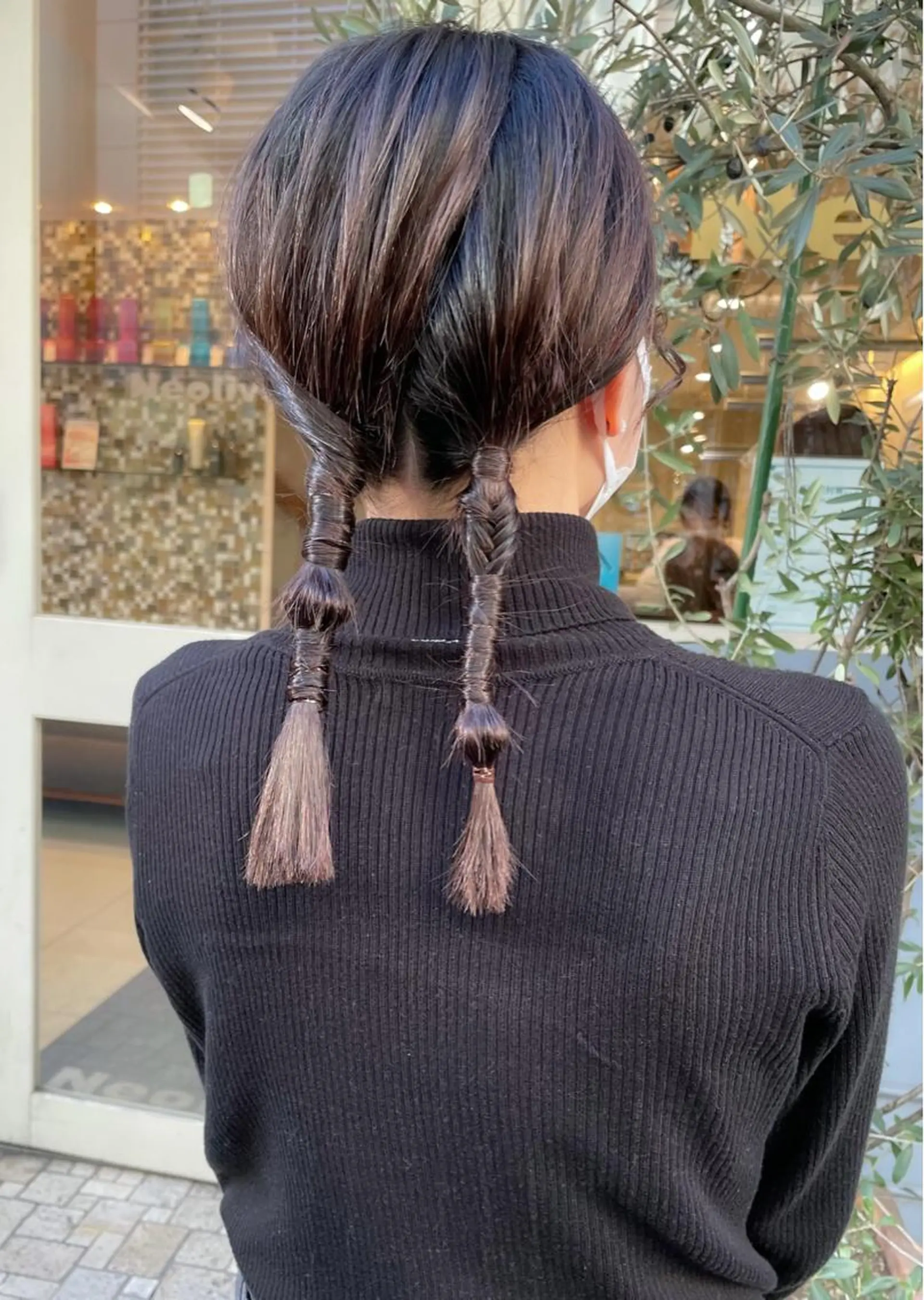 ヘアアレンジ ボブ ブリーチ/miinaのヘアスタイル