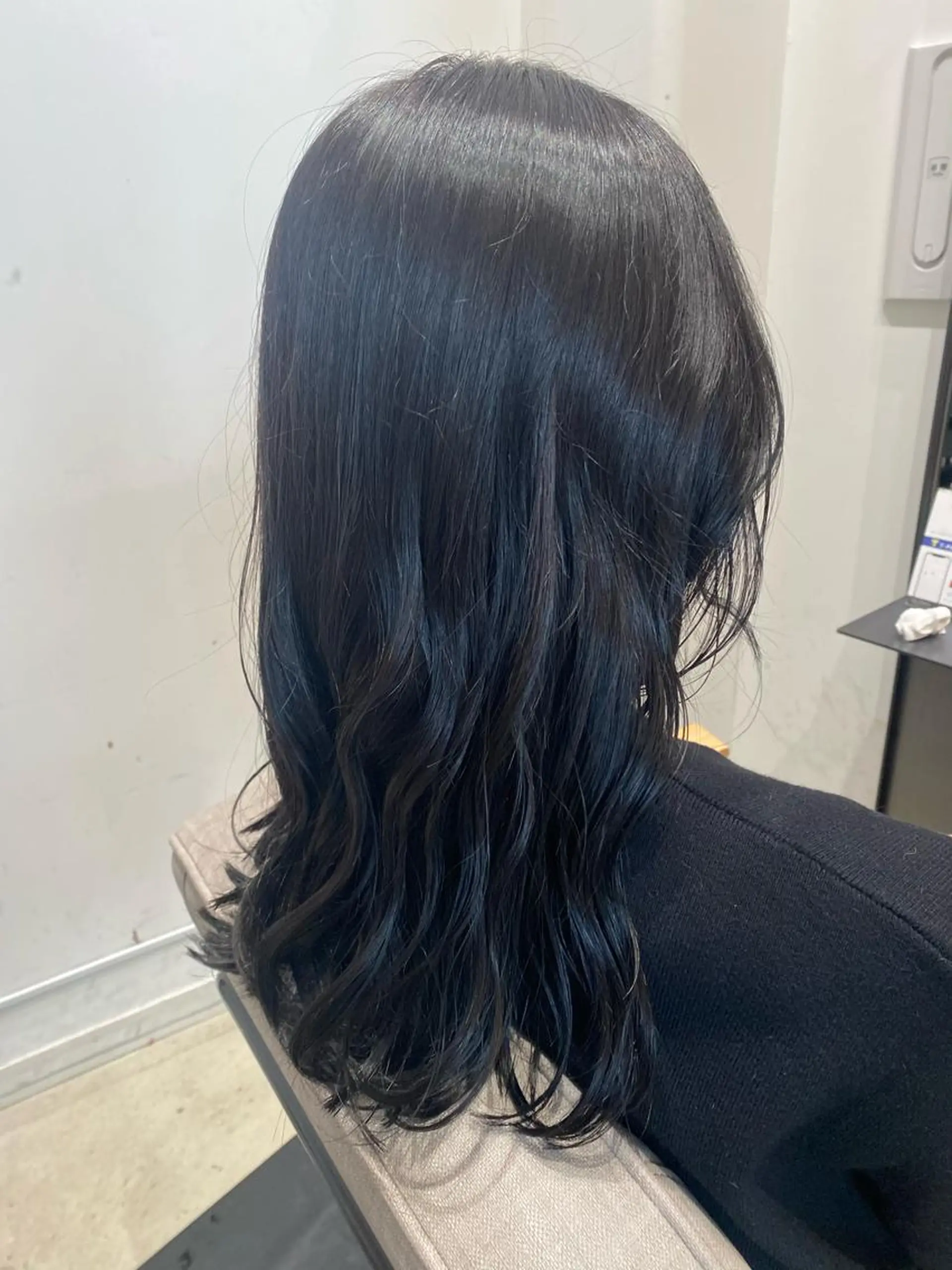 ロング カラー 透明感カラー ダークグレー 🎀ブリーチなし 透明感🎀yuhiのヘアスタイル