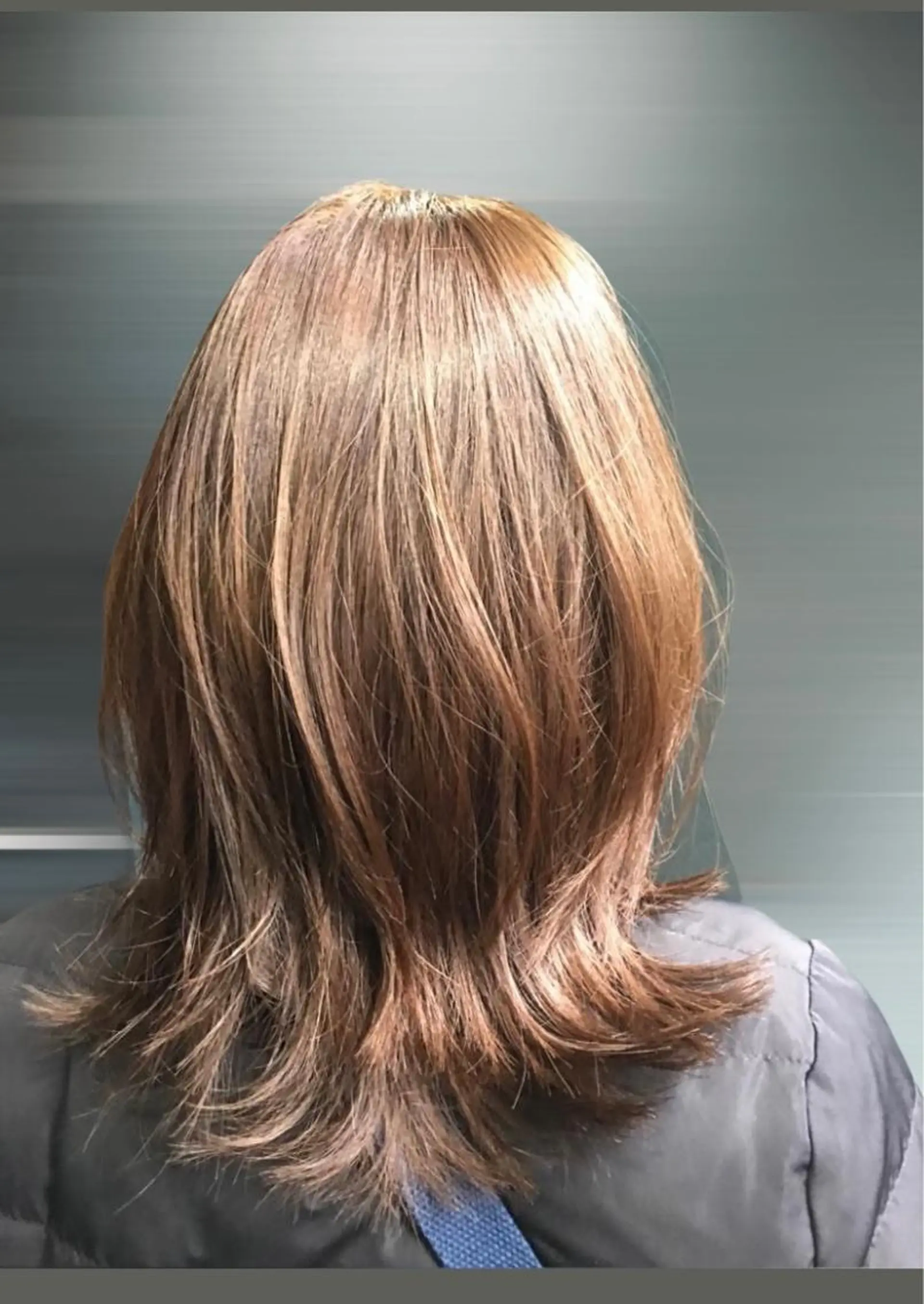 ミディアム カラー ベージュカラー GO TODAY SHAiRE SALON 梅田店所属・3ヶ月持ちが良い ボブ/ショートのヘアスタイル