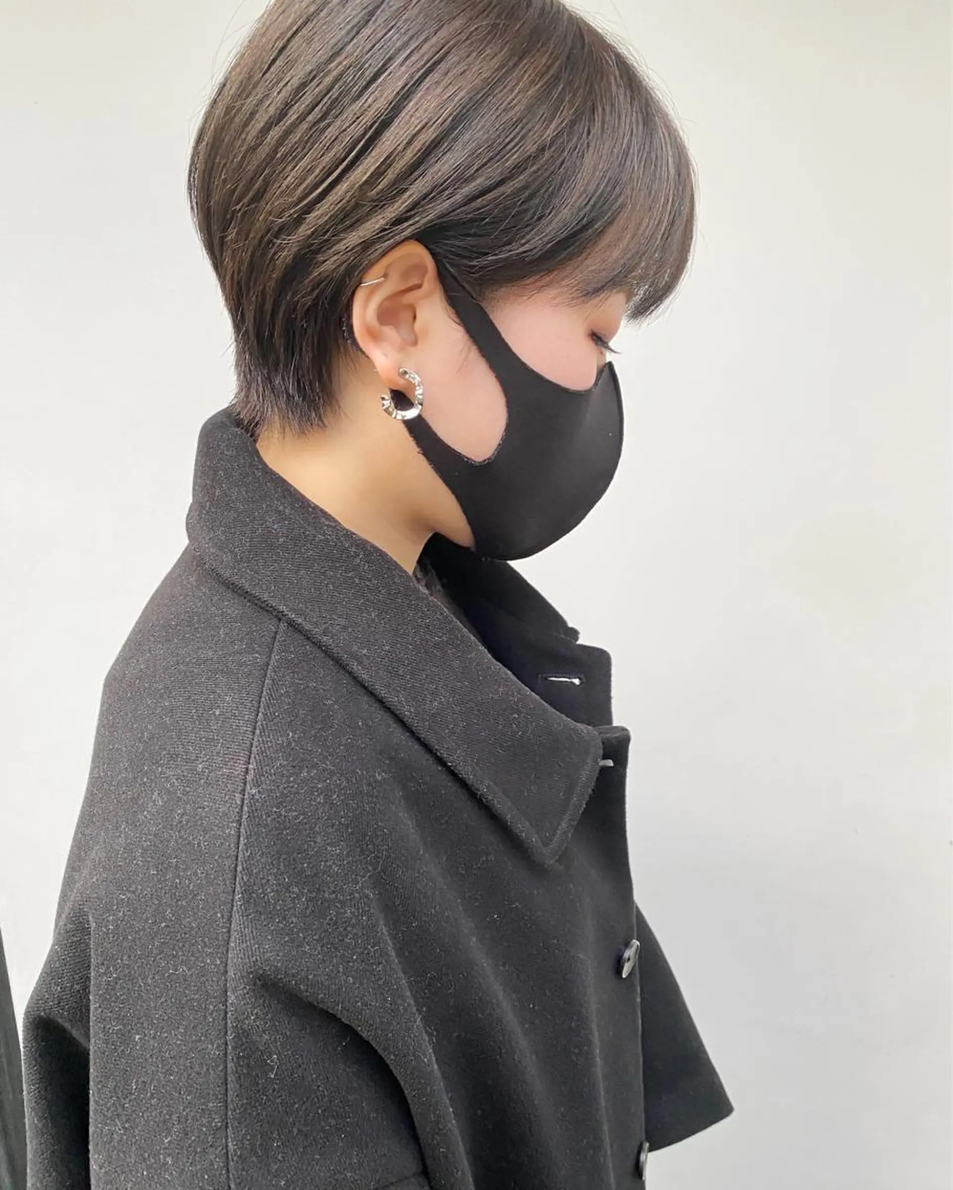 ショート カラー ショートボブ グレージュ ボブ 似合わせカット ショートヘア tonari 梅田、中崎町のヘアスタイル