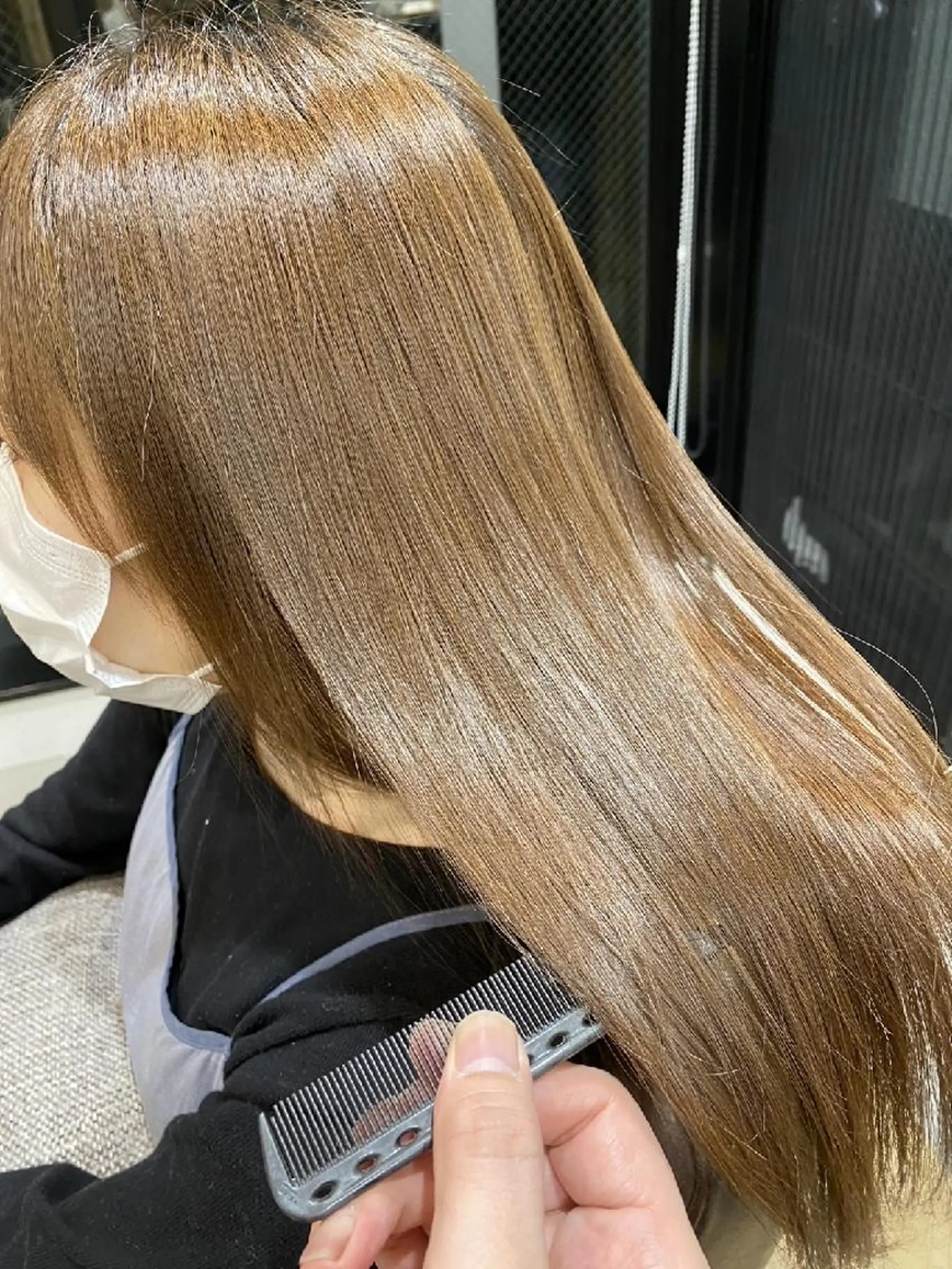 ロング トリートメント 深夜まで営業中‼️ レム髪質改善のヘアスタイル