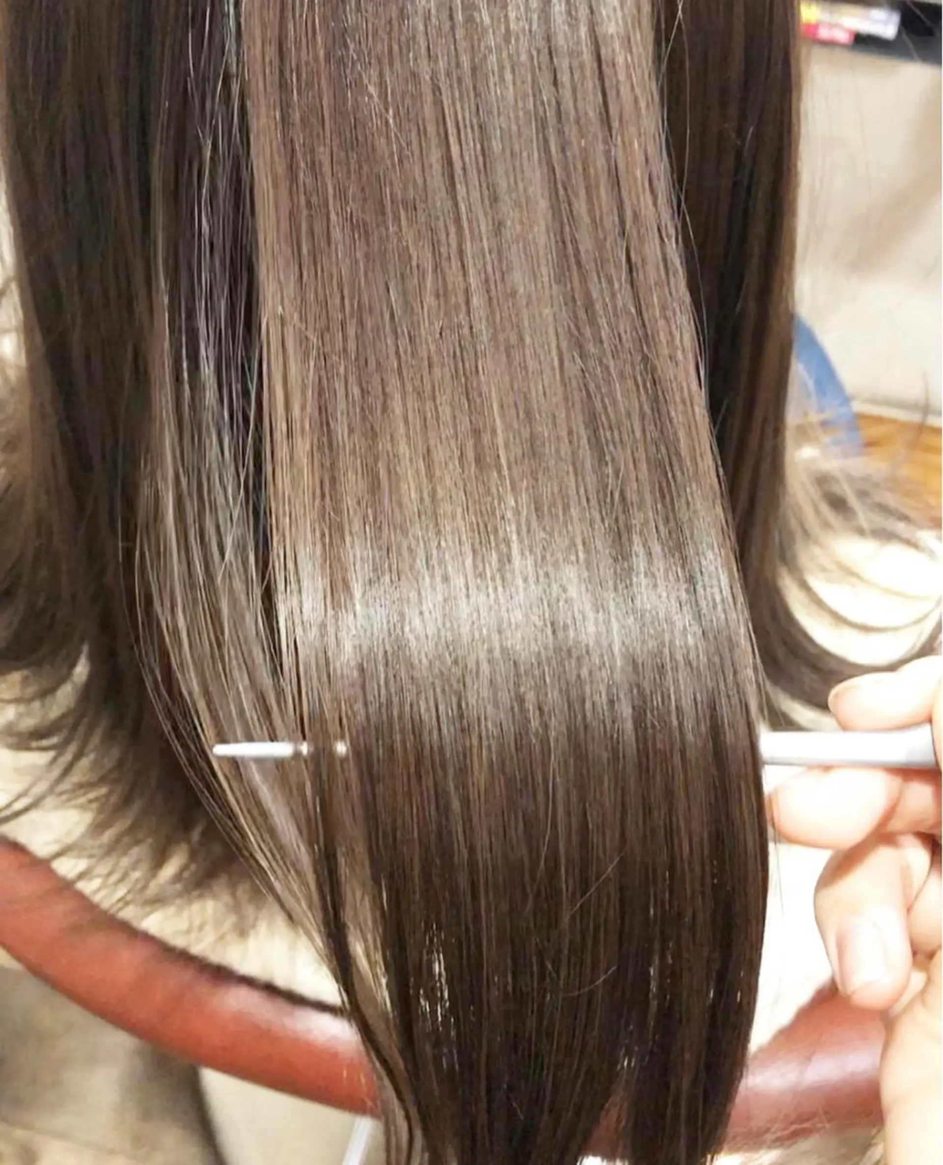 ミディアム カラー ヘアアレンジ カット トリートメント hana✿ /透明感カラーのヘアスタイル